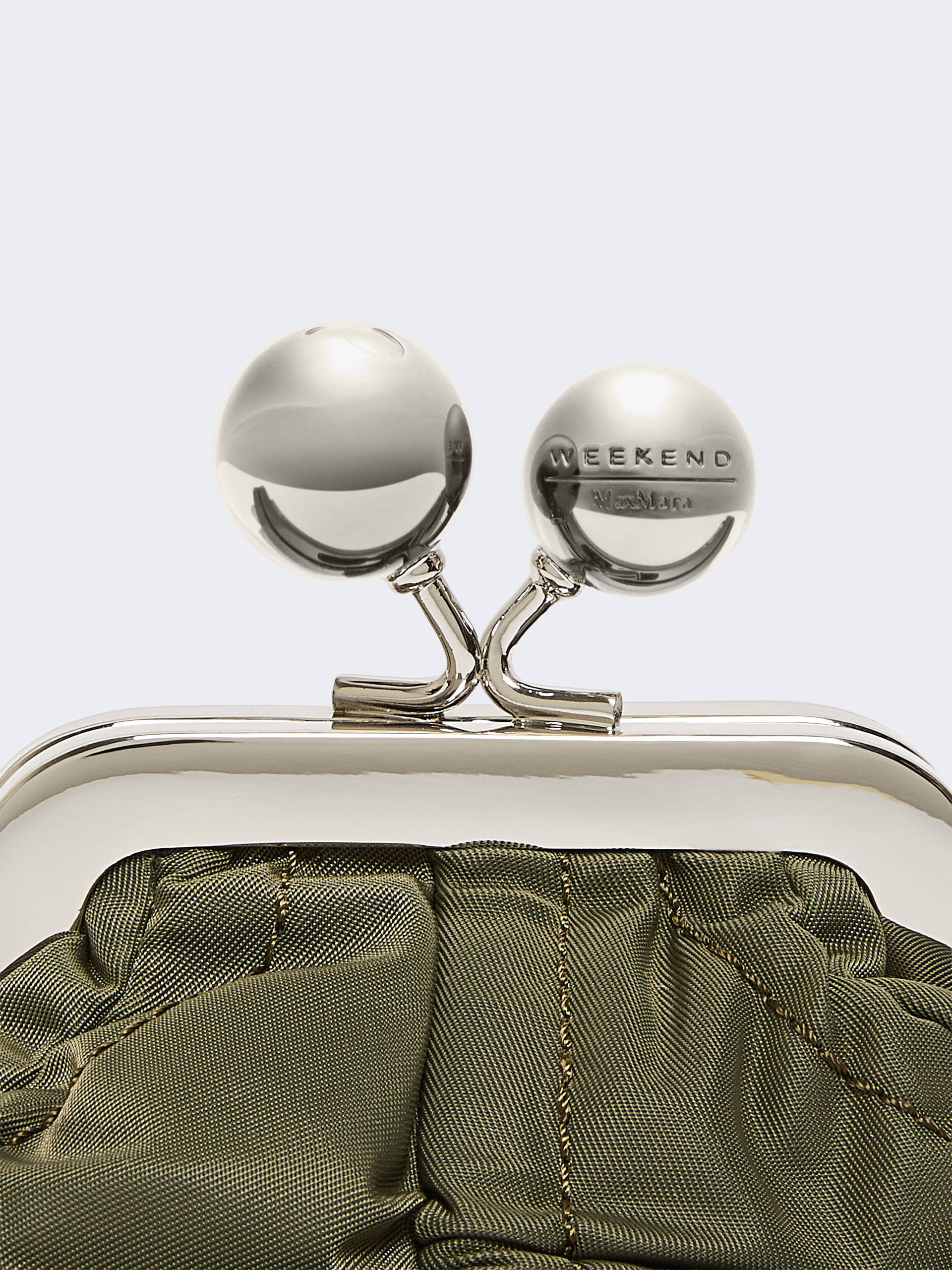 Technical gabardine nano Pasticcino Bag - SAGE GREEN - Weekend Max Mara - 5