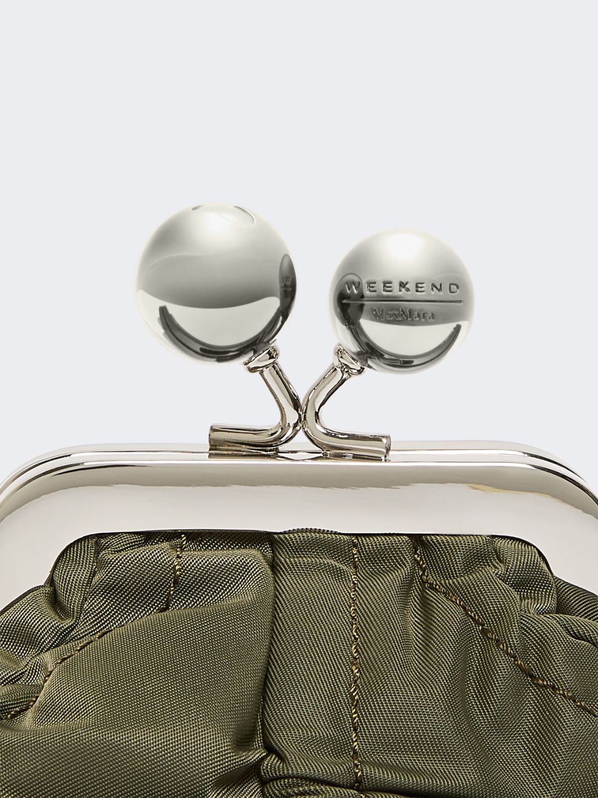 Technical gabardine nano Pasticcino Bag - SAGE GREEN - Weekend - 5