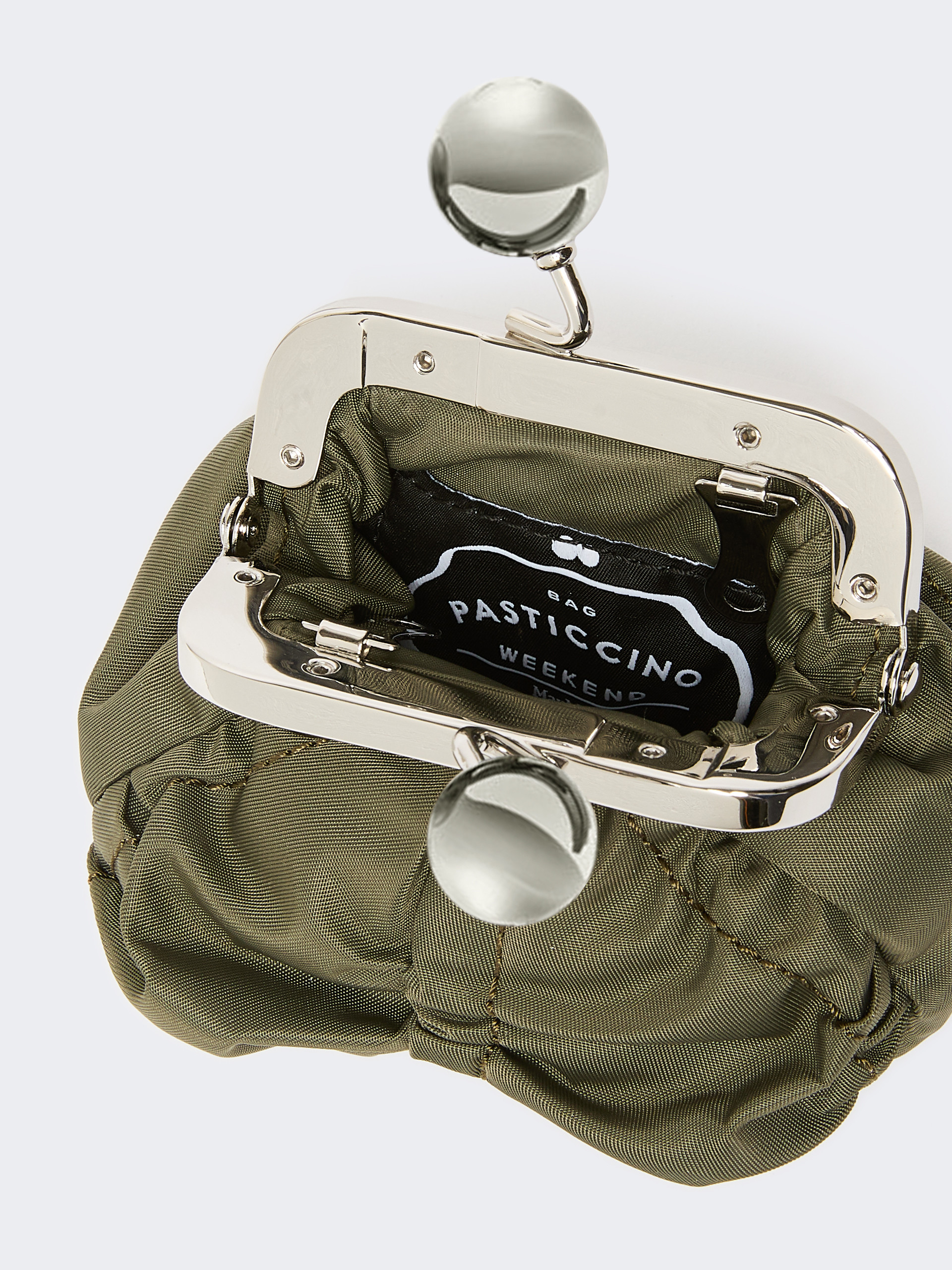Technical gabardine nano Pasticcino Bag - SAGE GREEN - Weekend Max Mara - 6