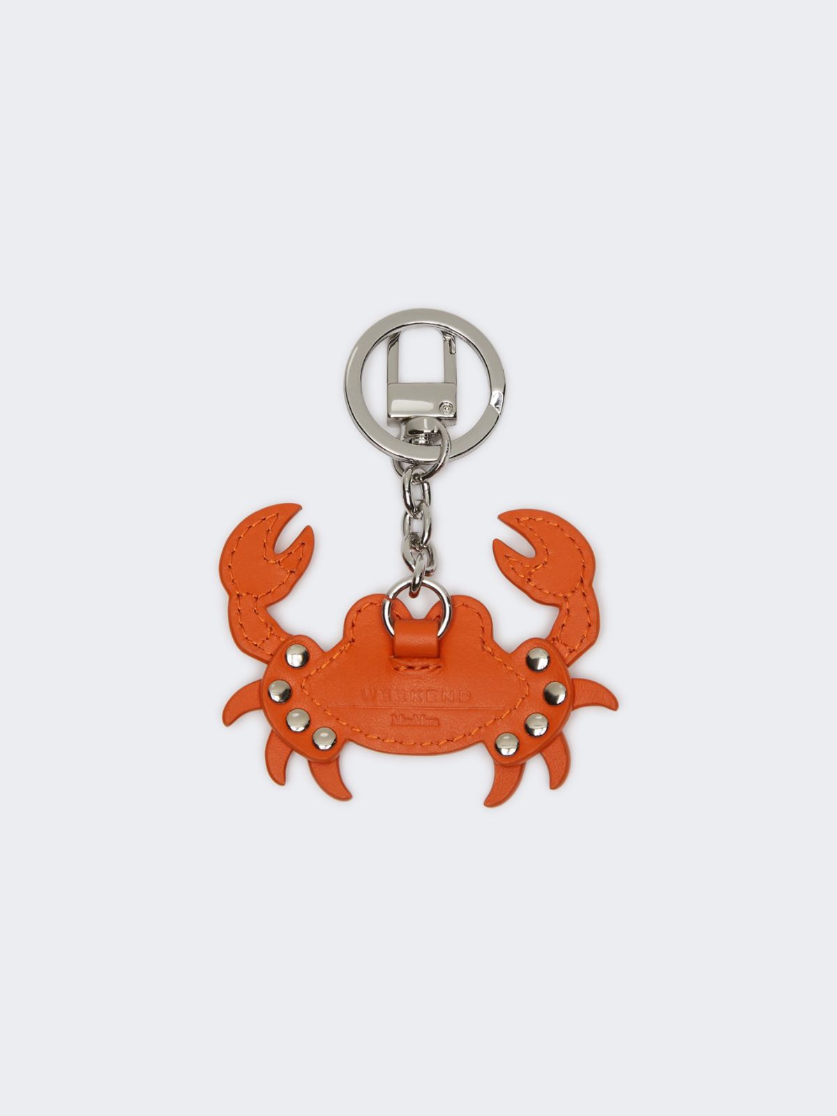 Leather keychain - ORANGE - Weekend - 2