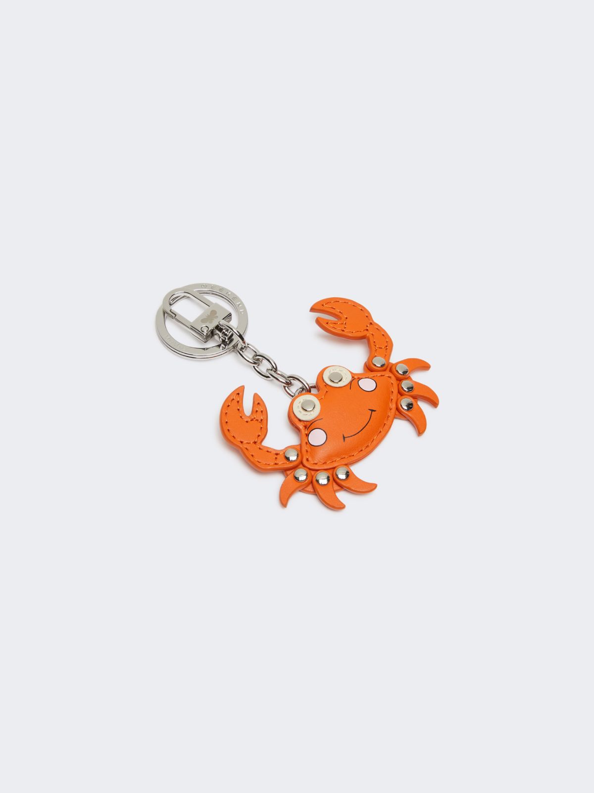 Leather keychain - ORANGE - Weekend - 3