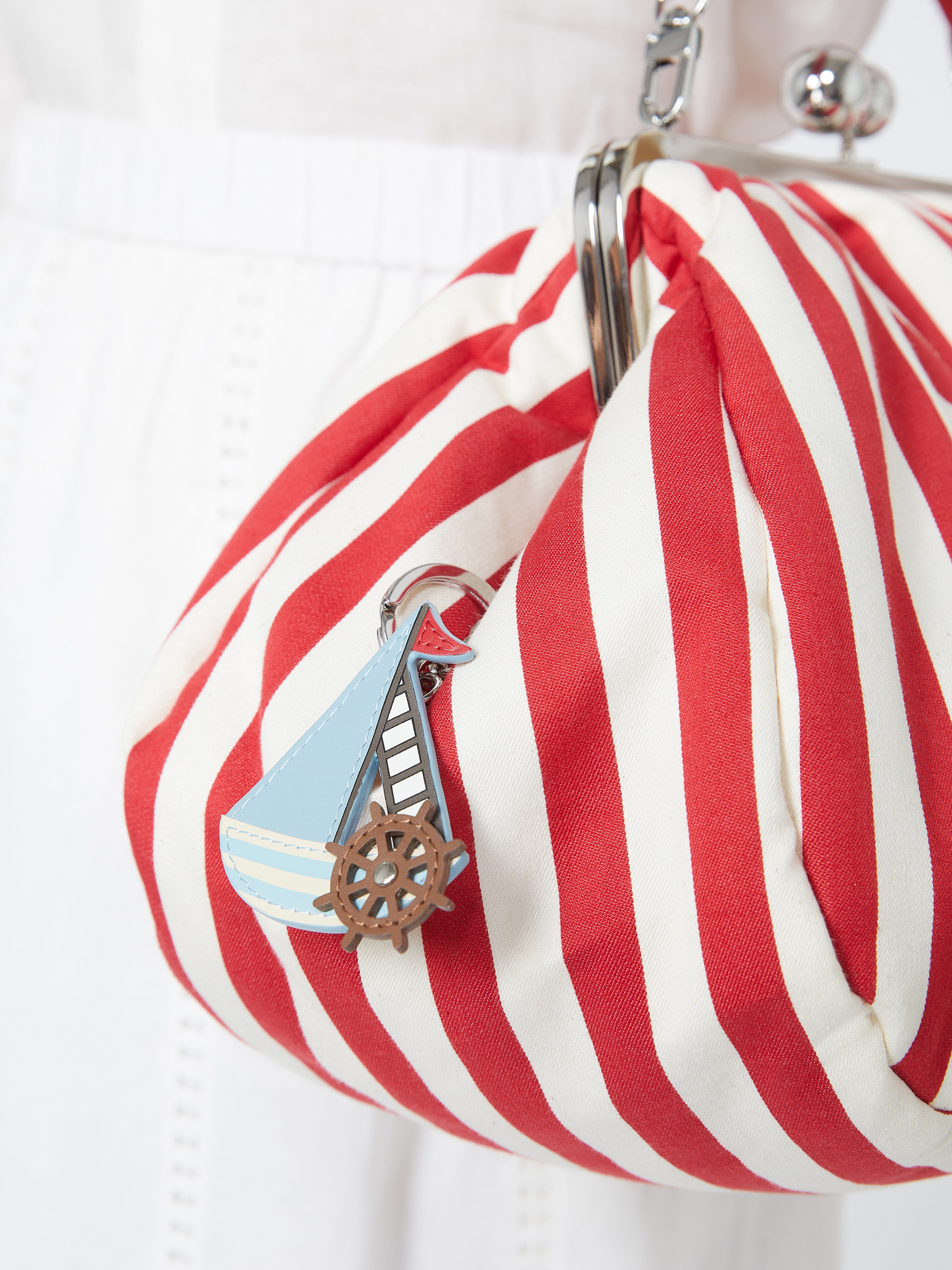 Leather keychain - LIGHT BLUE - Weekend Max Mara - 5