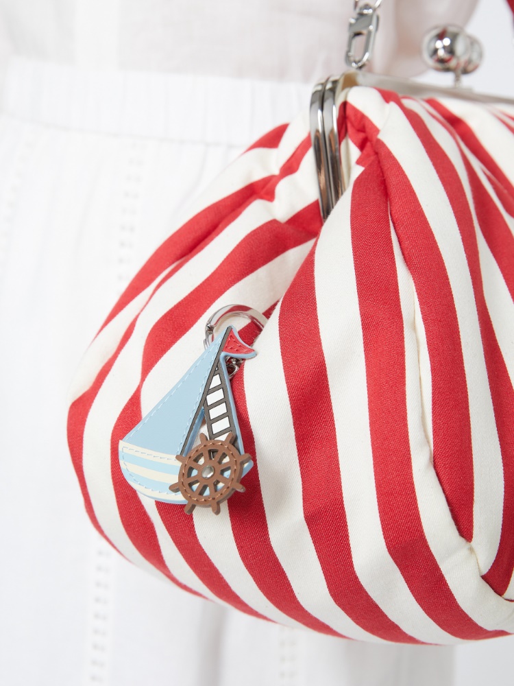 Leather keychain - LIGHT BLUE - Weekend - 6