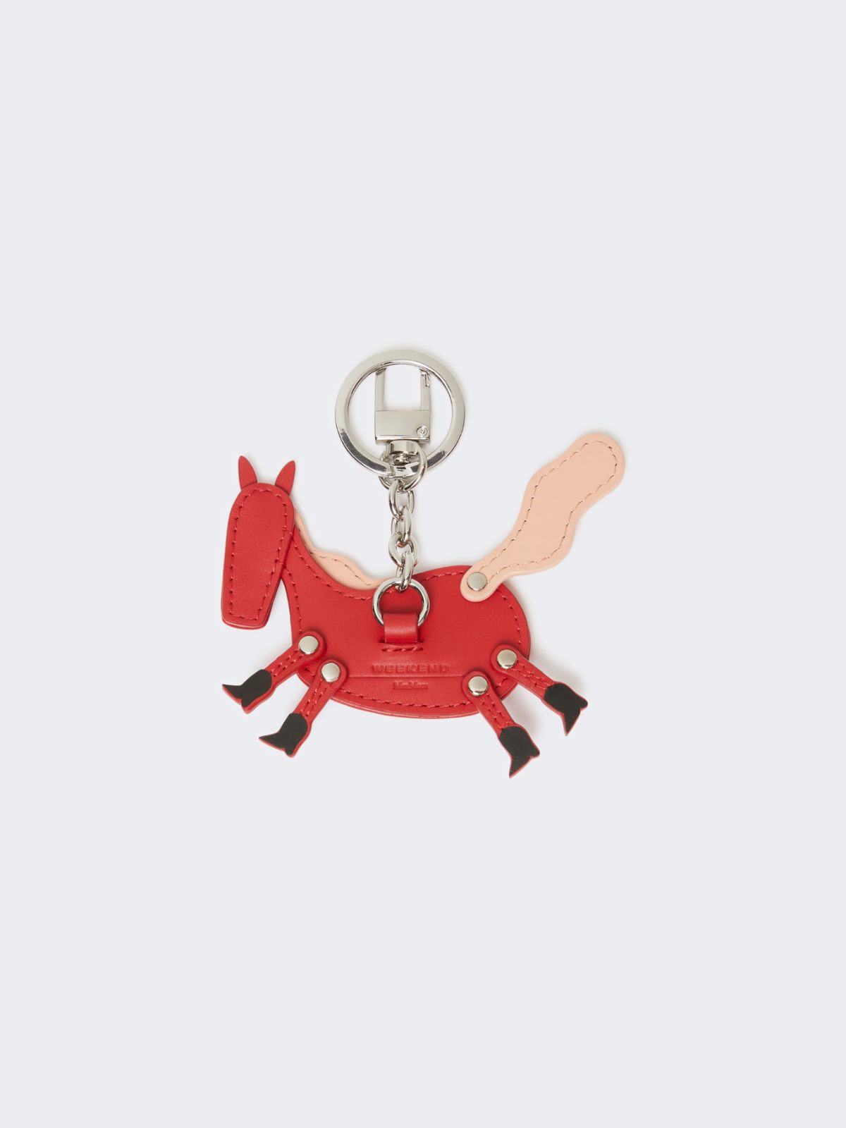 Leather keyring - RED - Weekend - 2