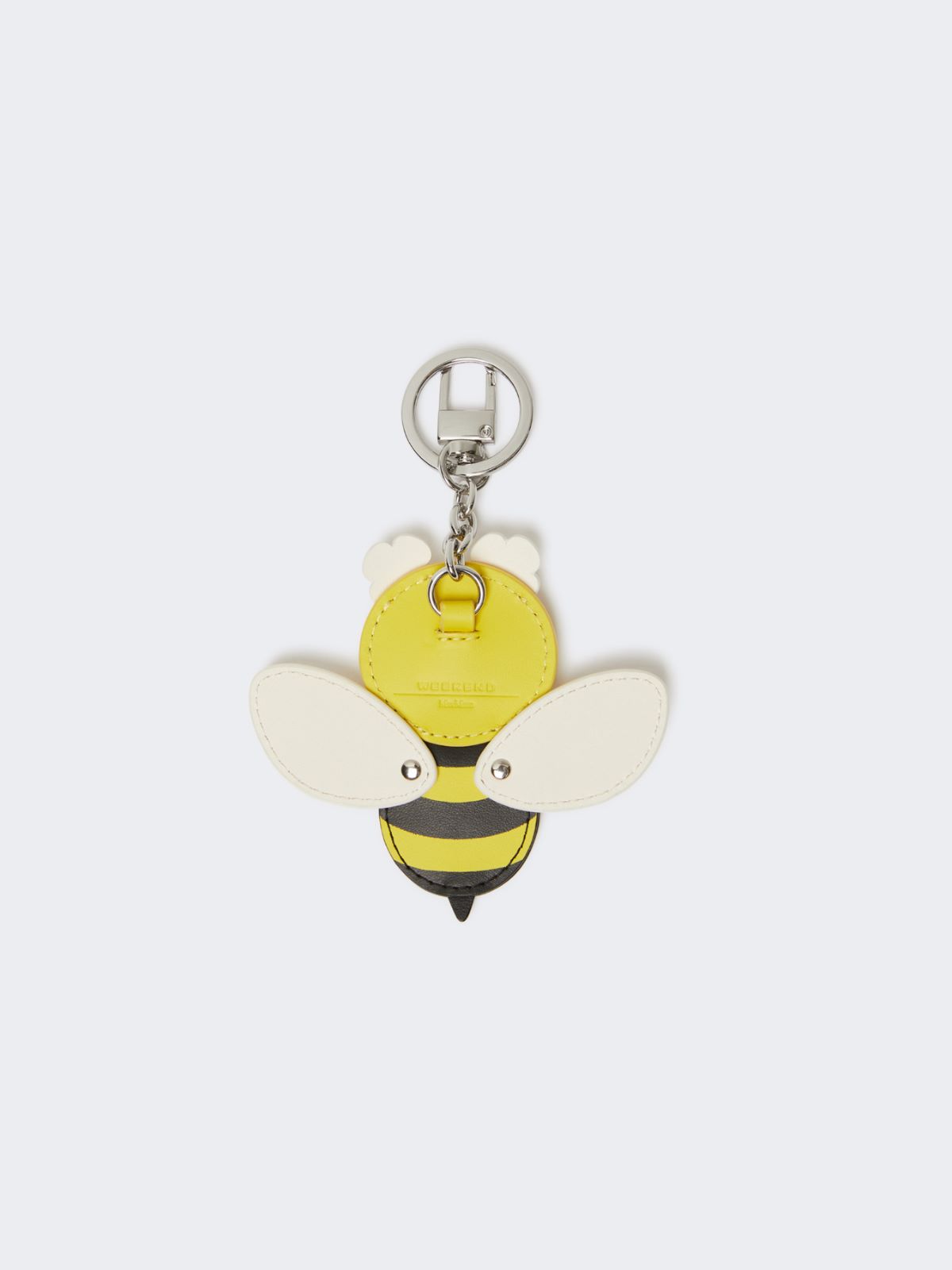 Leather keyring - YELLOW - Weekend - 2