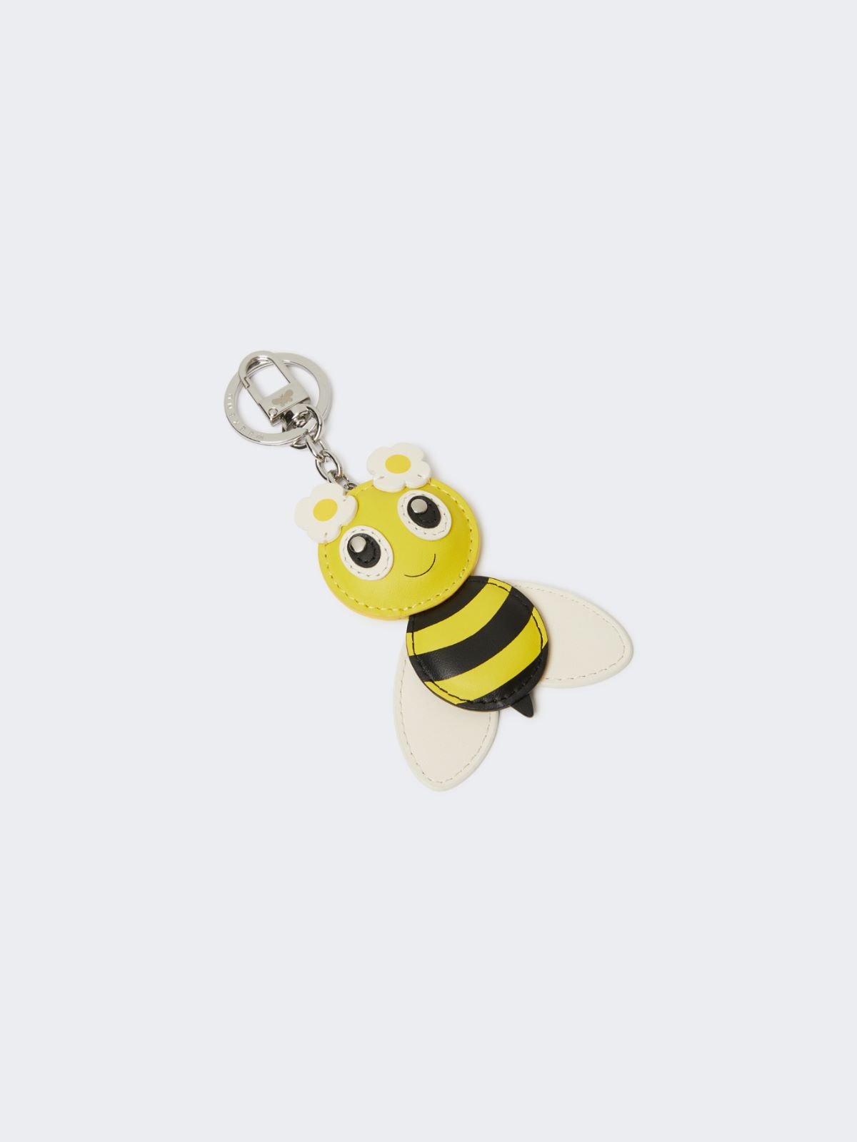 Leather keyring - YELLOW - Weekend - 3