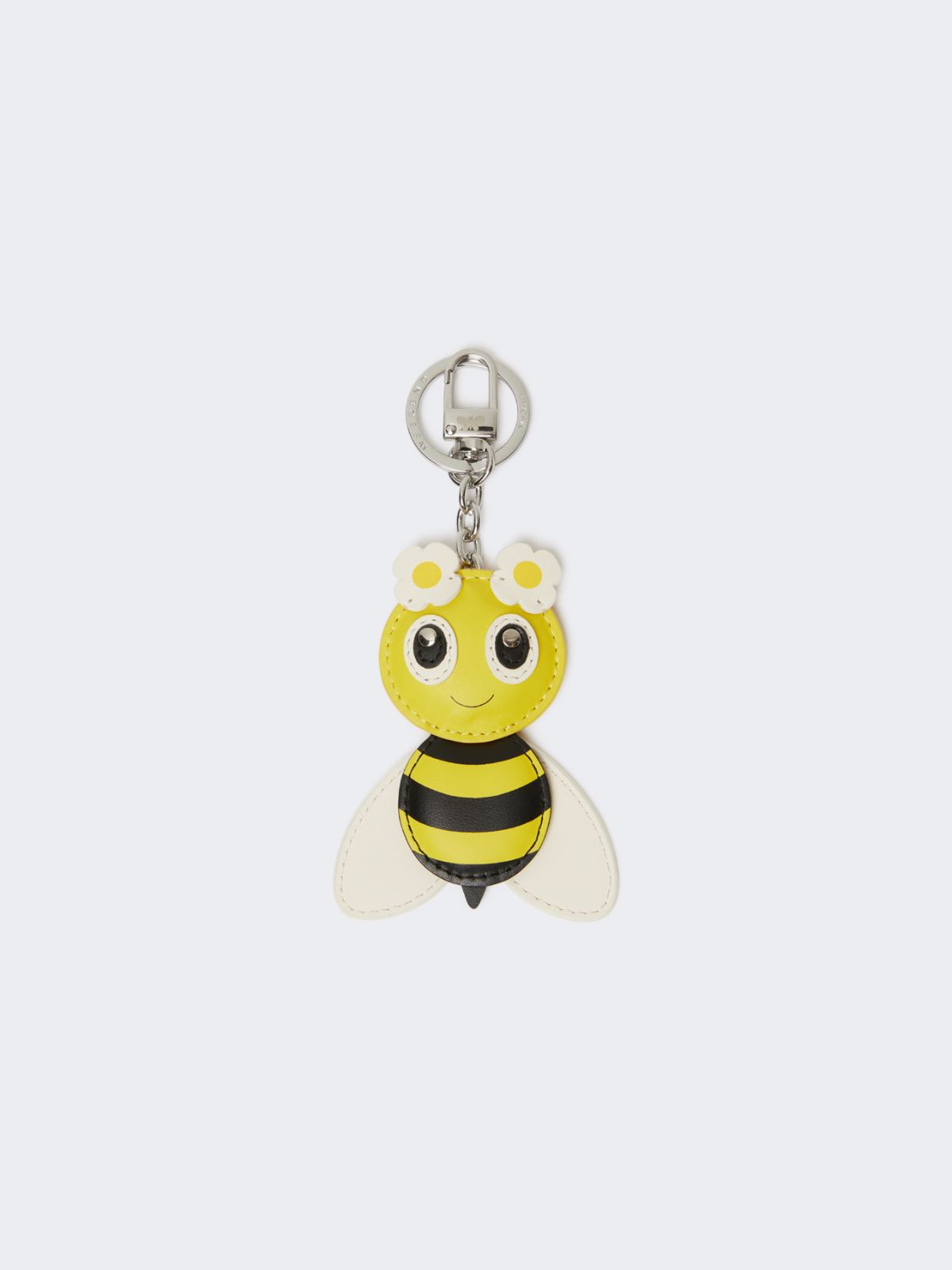 Leather keyring - YELLOW - Weekend