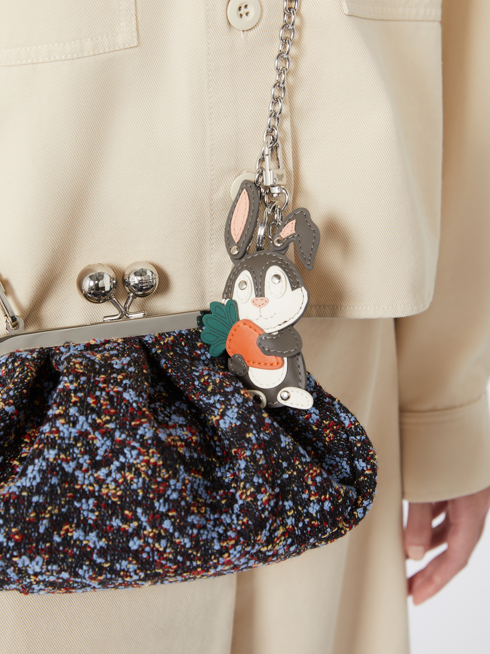 Leather keyring - LIGHT GREY - Weekend Max Mara - 4