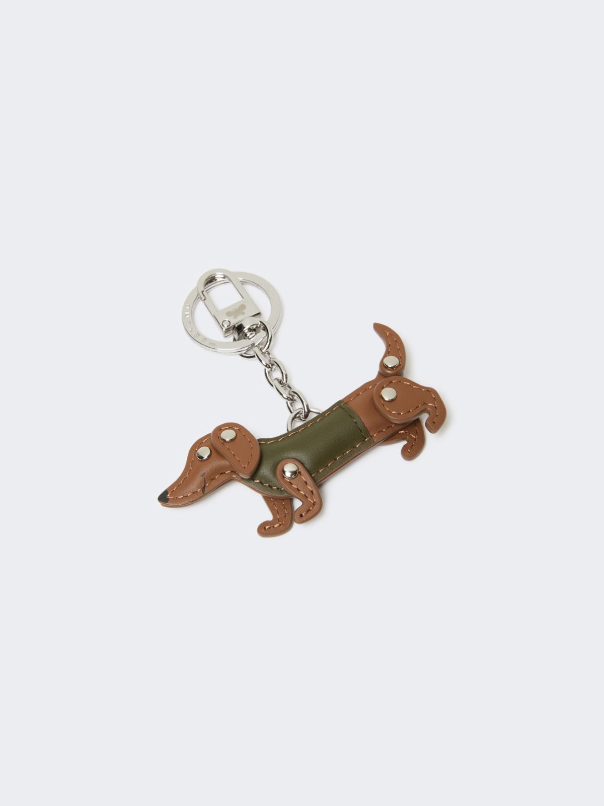 Leather keyring - HAZELNUT BROWN - Weekend - 3