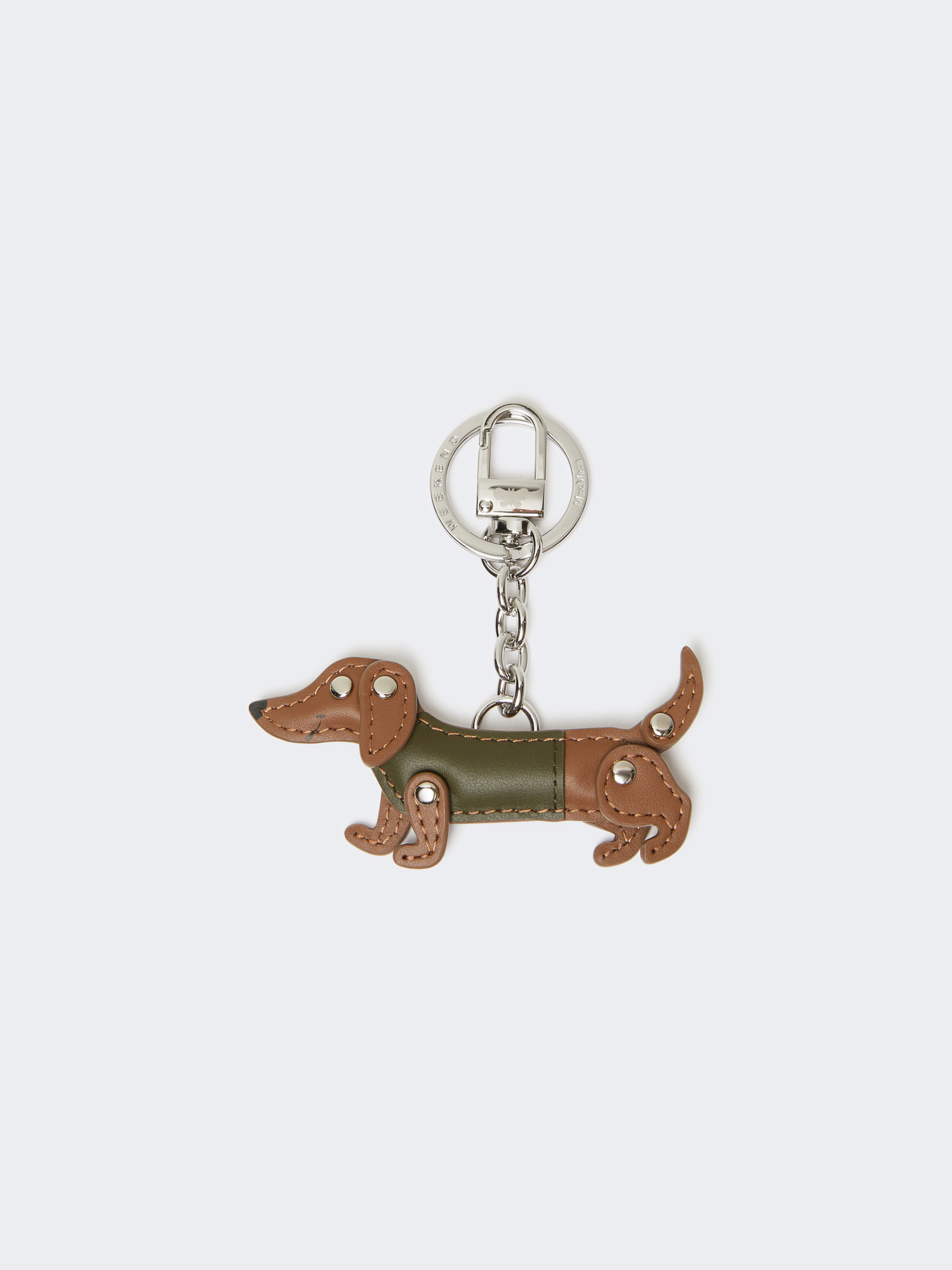 Leather keyring - HAZELNUT BROWN - Weekend Max Mara