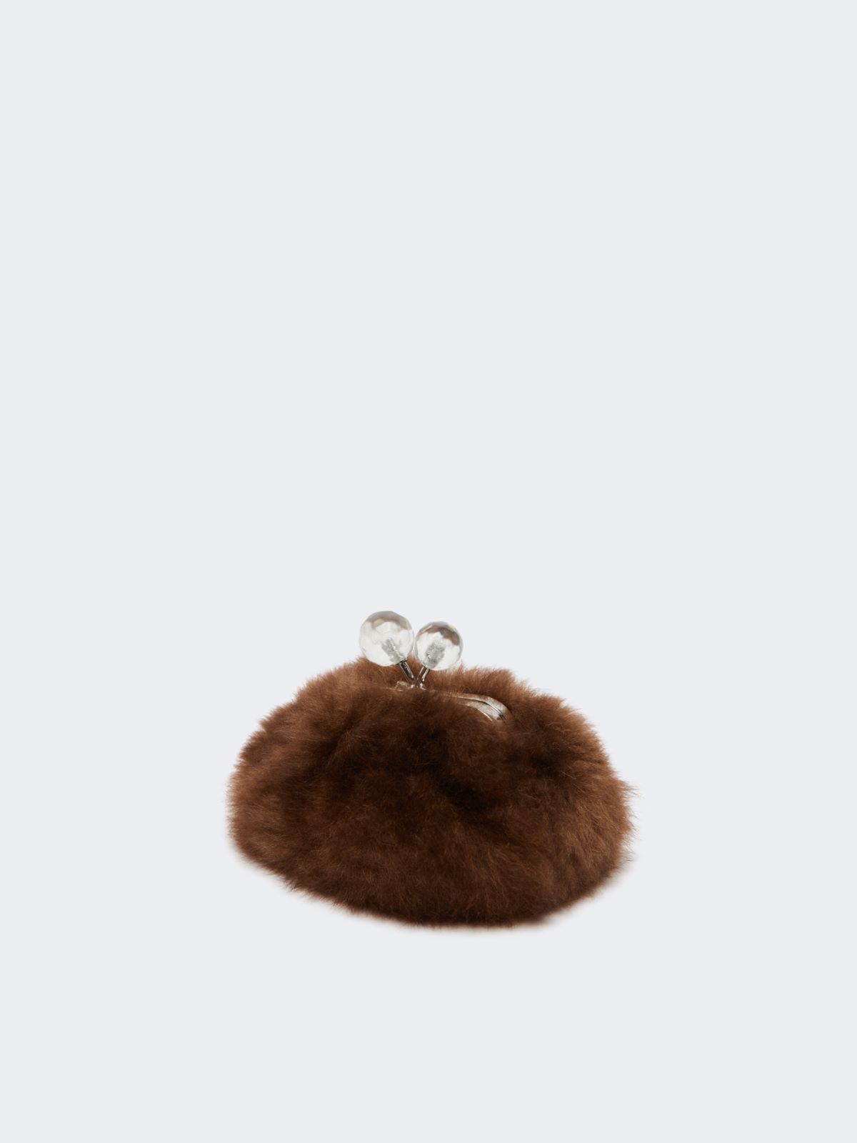 Mini Pasticcino Bag in fluffy sheepskin - CARAMEL - Weekend - 2