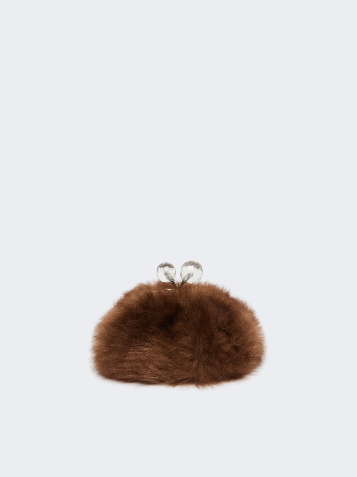Mini Pasticcino Bag in fluffy sheepskin - CARAMEL - Weekend - 3