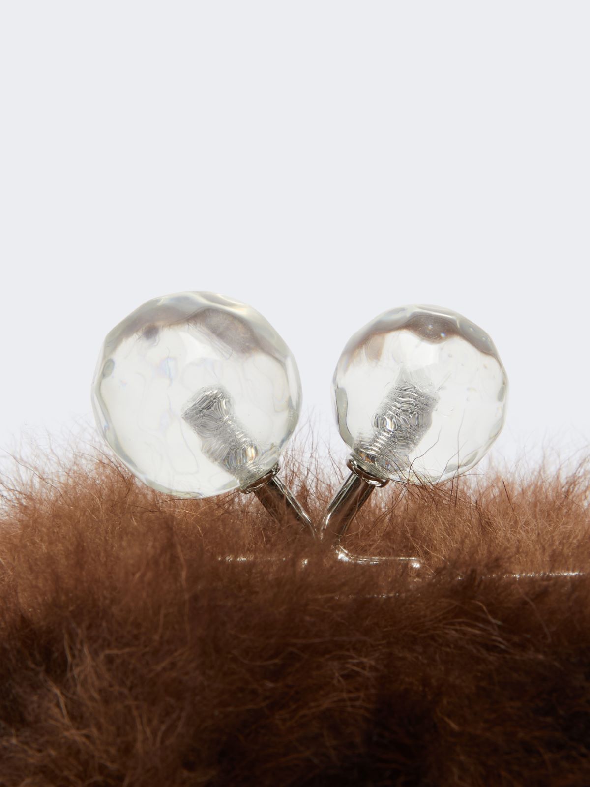 Mini Pasticcino Bag in fluffy sheepskin - CARAMEL - Weekend - 5