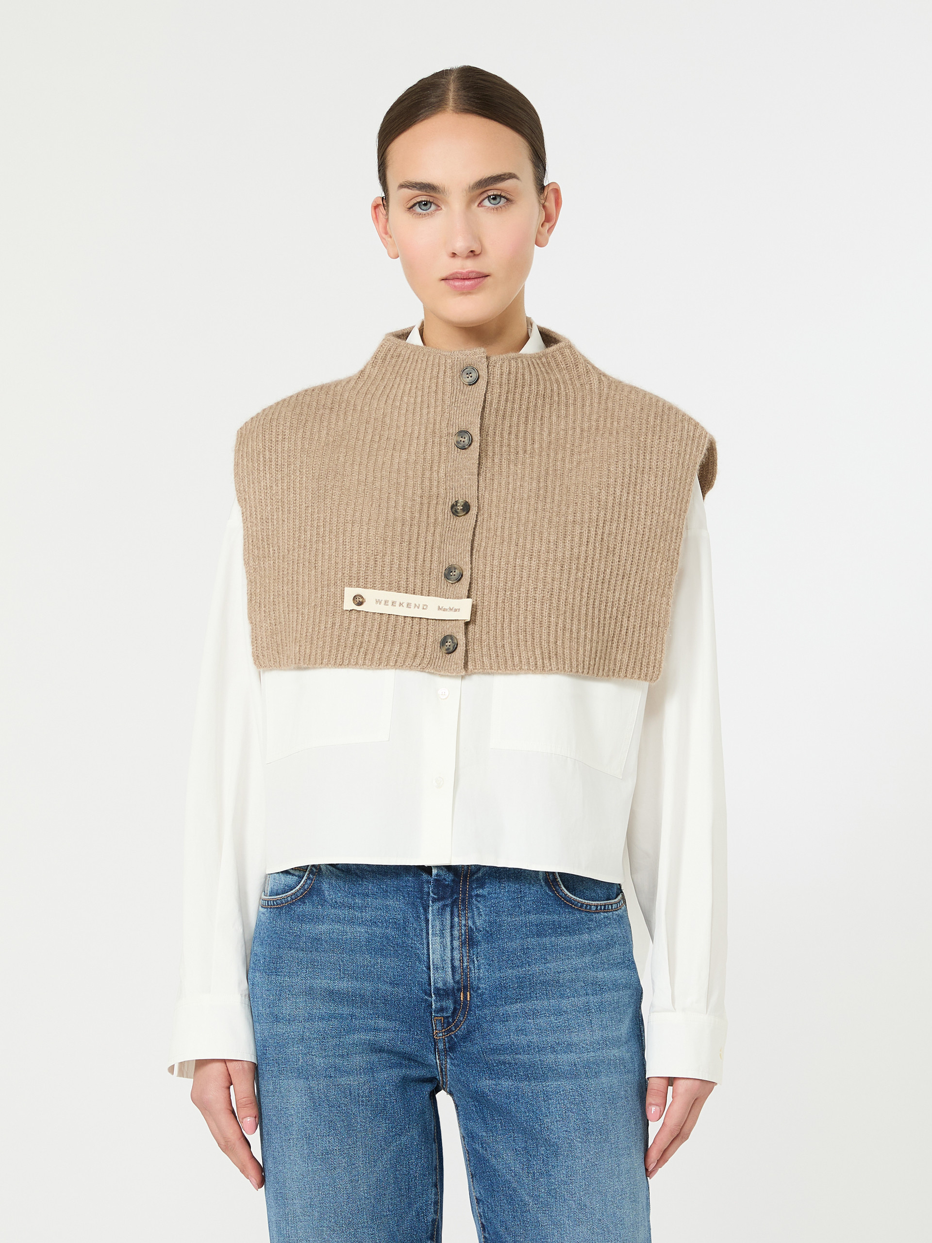 Cashmere knit collar - BEIGE SHADED - Weekend Max Mara - 2