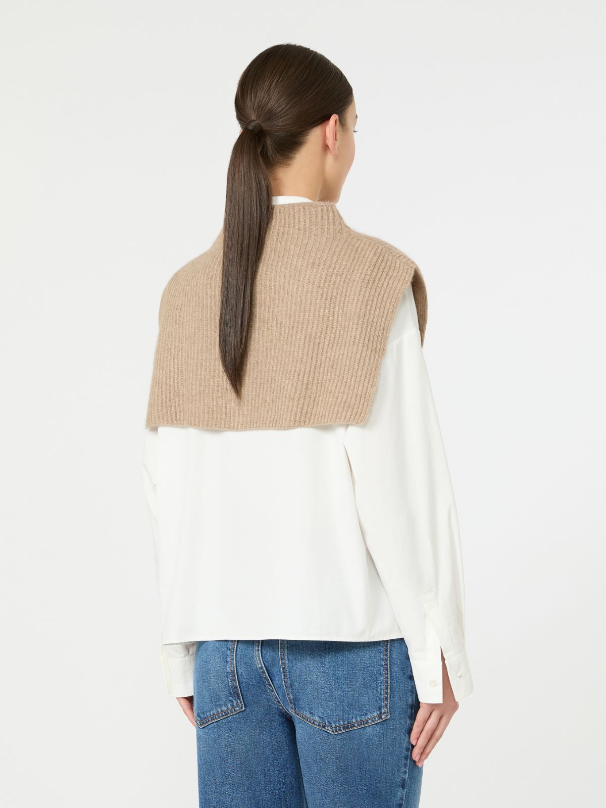Cashmere knit collar - BEIGE SHADED - Weekend - 3