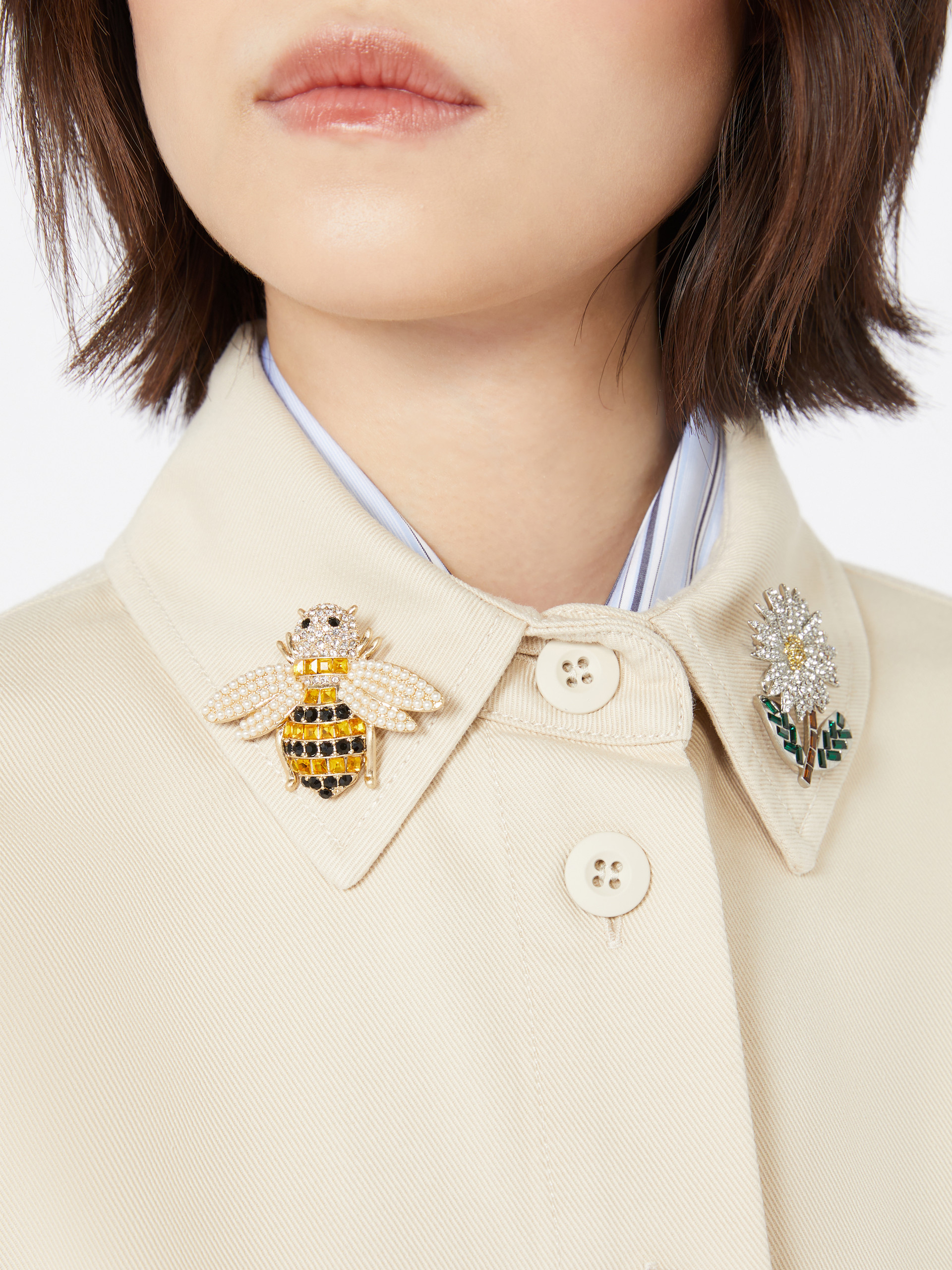 Glass brooch - BLACK - Weekend Max Mara - 5