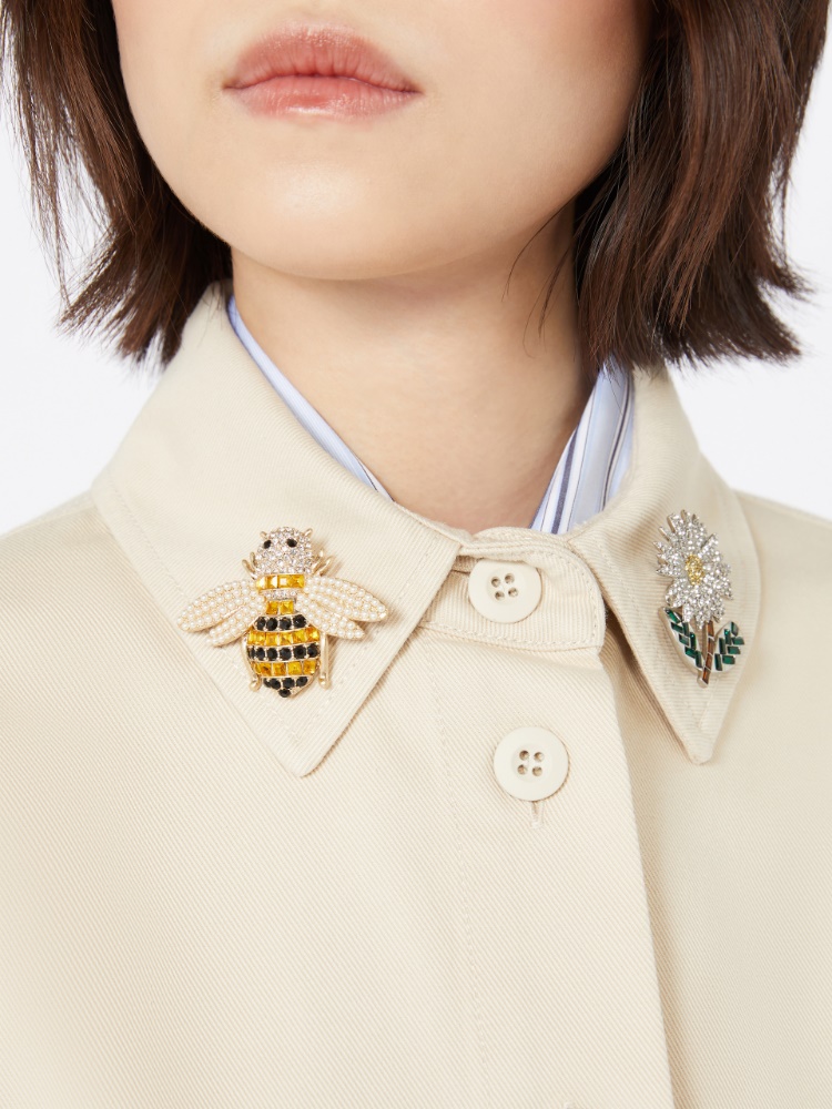 Glass brooch - BLACK - Weekend - 6