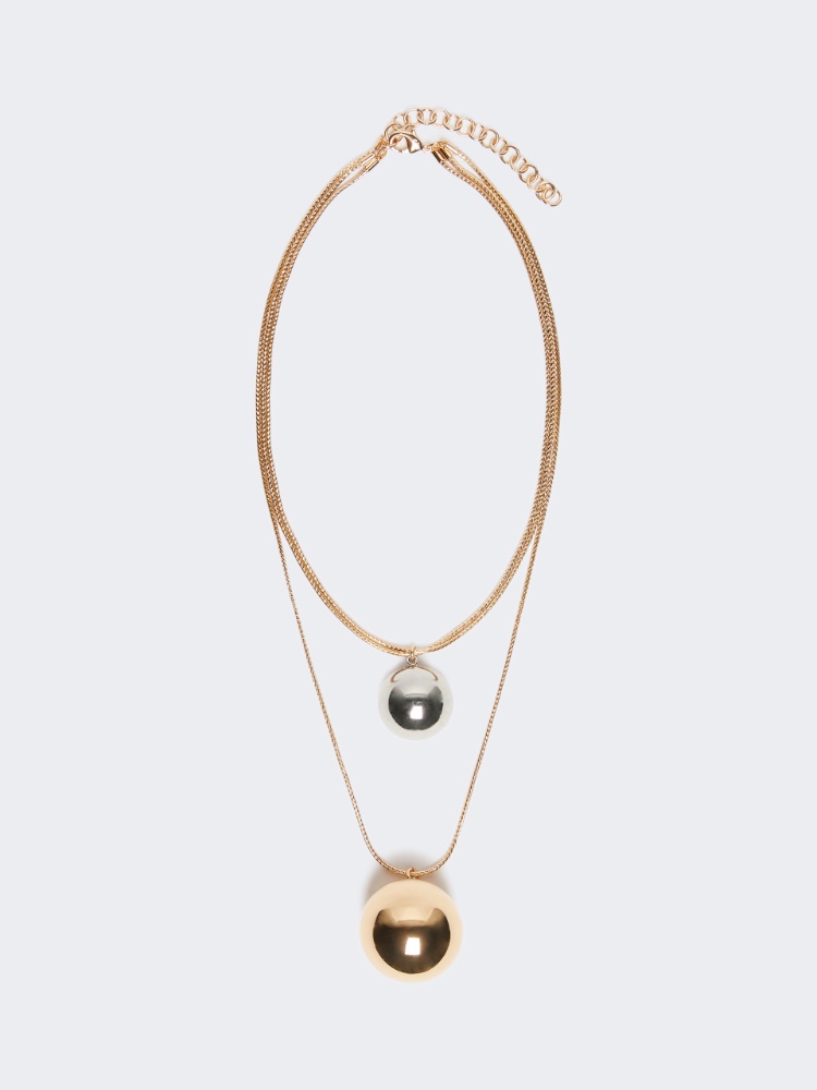 Pasticcino Bag metal necklace - GOLD - Weekend