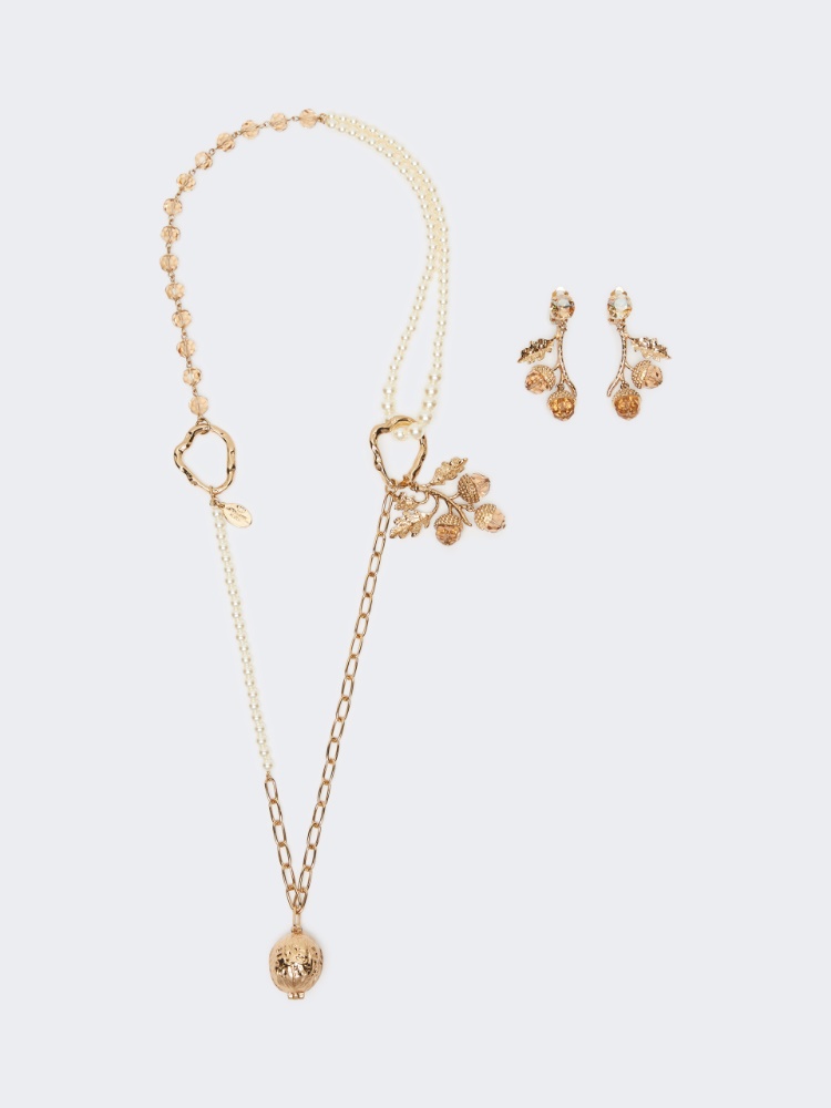 Set with charms and crystals - GOLD - Weekend - 2
