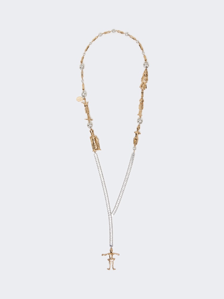 Long necklace with pendant - GOLD - Weekend