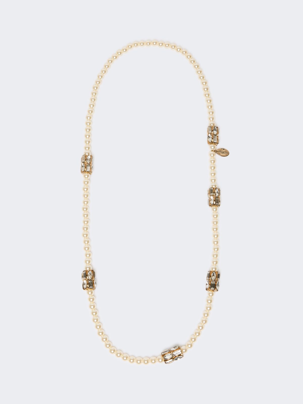 Set of metal and glass necklaces - EMERALD - Weekend - 3