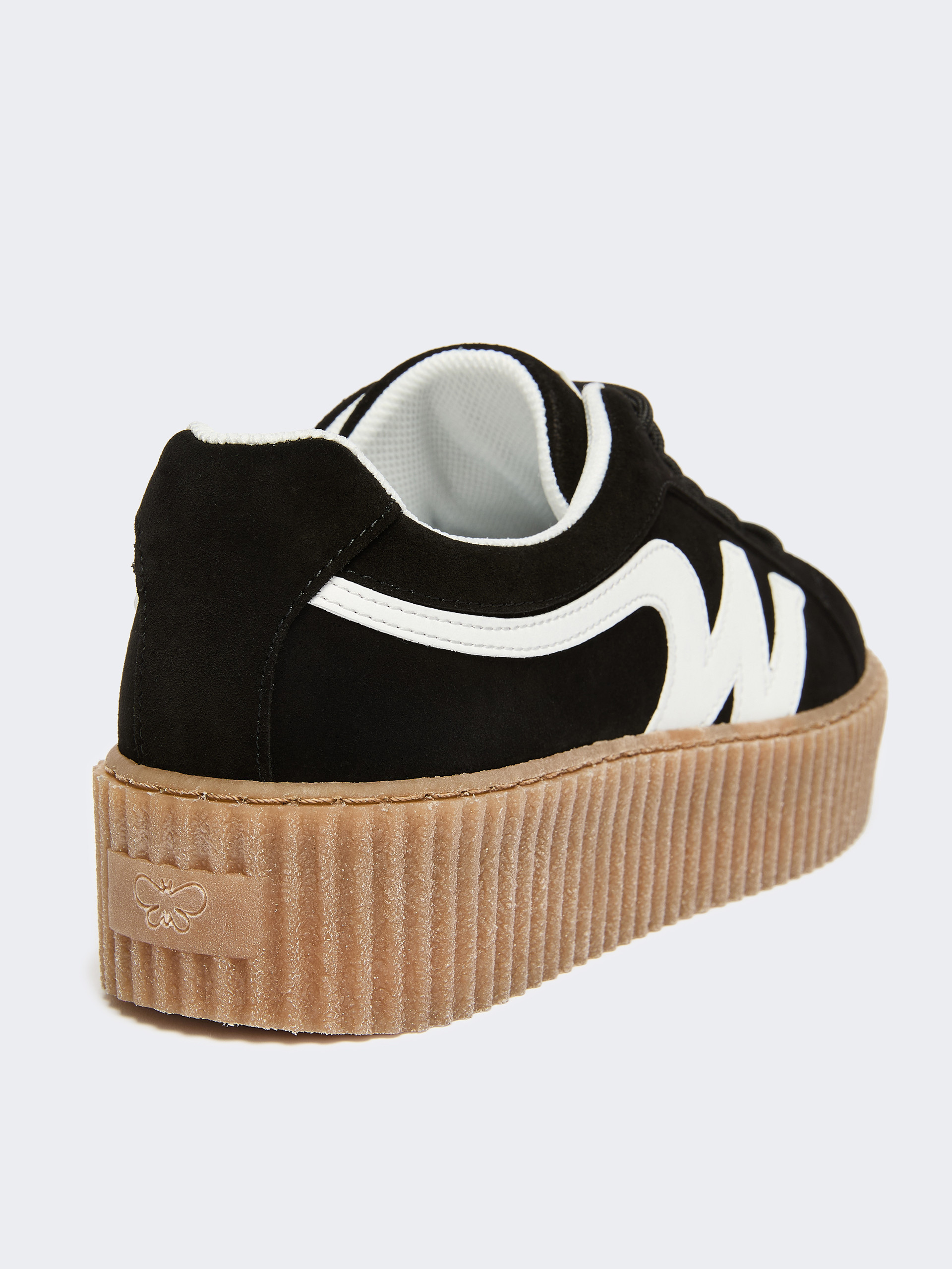 Split leather logo sneakers - BLACK - Weekend Max Mara - 5