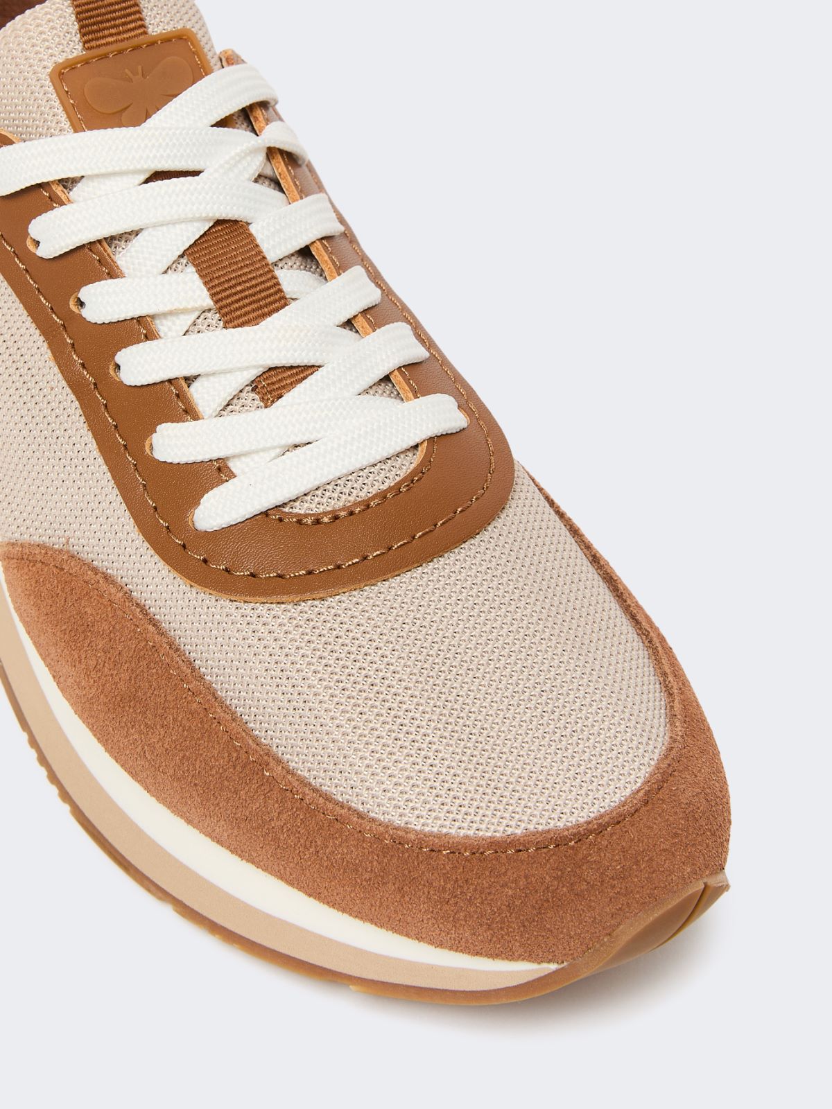 Low-top sneakers in technical fabric - CAMEL - Weekend - 4