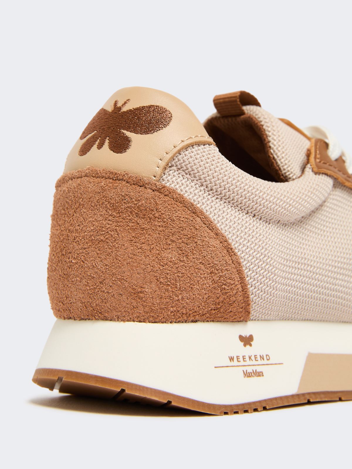 Low-top sneakers in technical fabric - CAMEL - Weekend - 5
