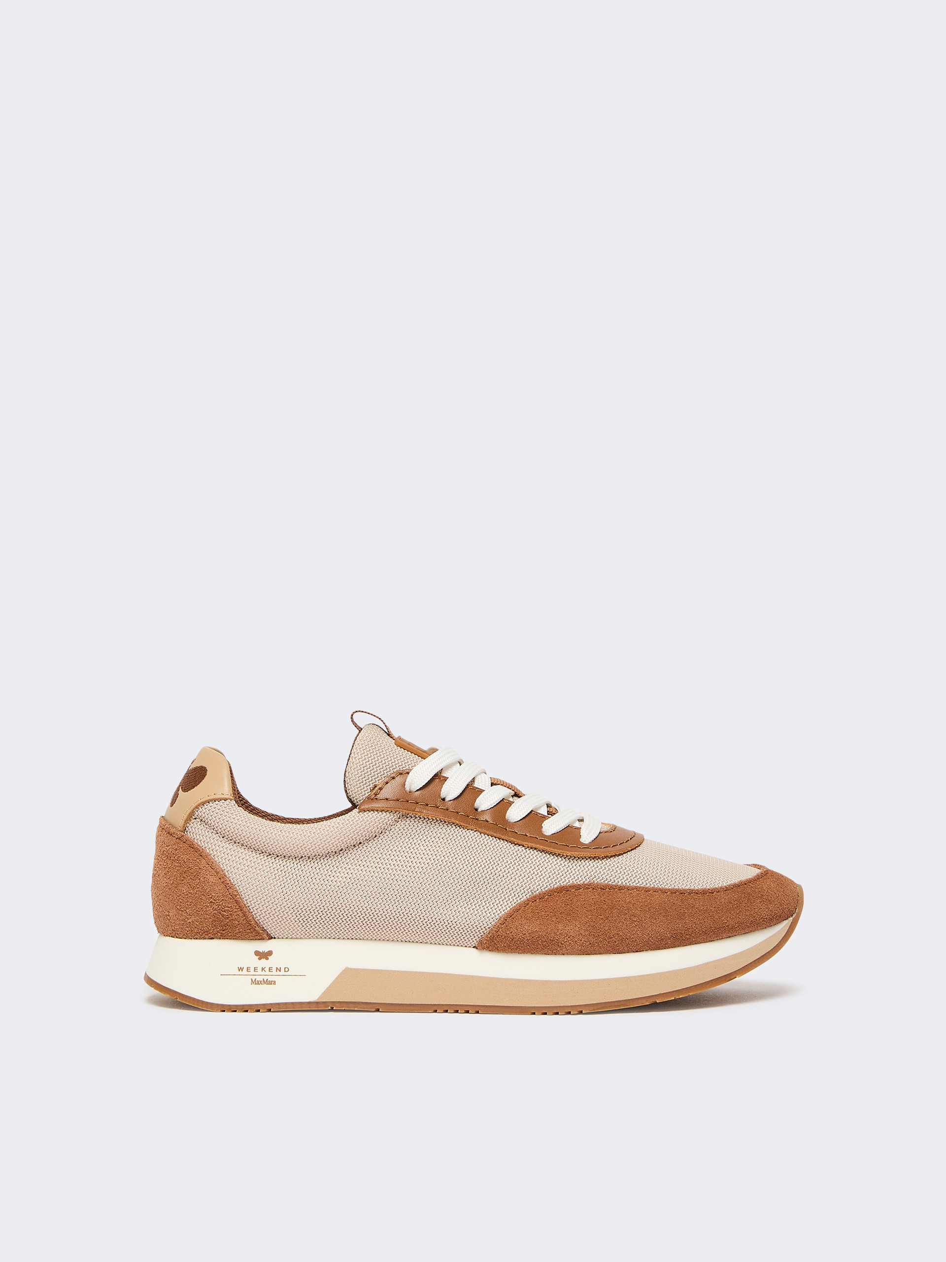Low-top sneakers in technical fabric - CAMEL - Weekend Max Mara