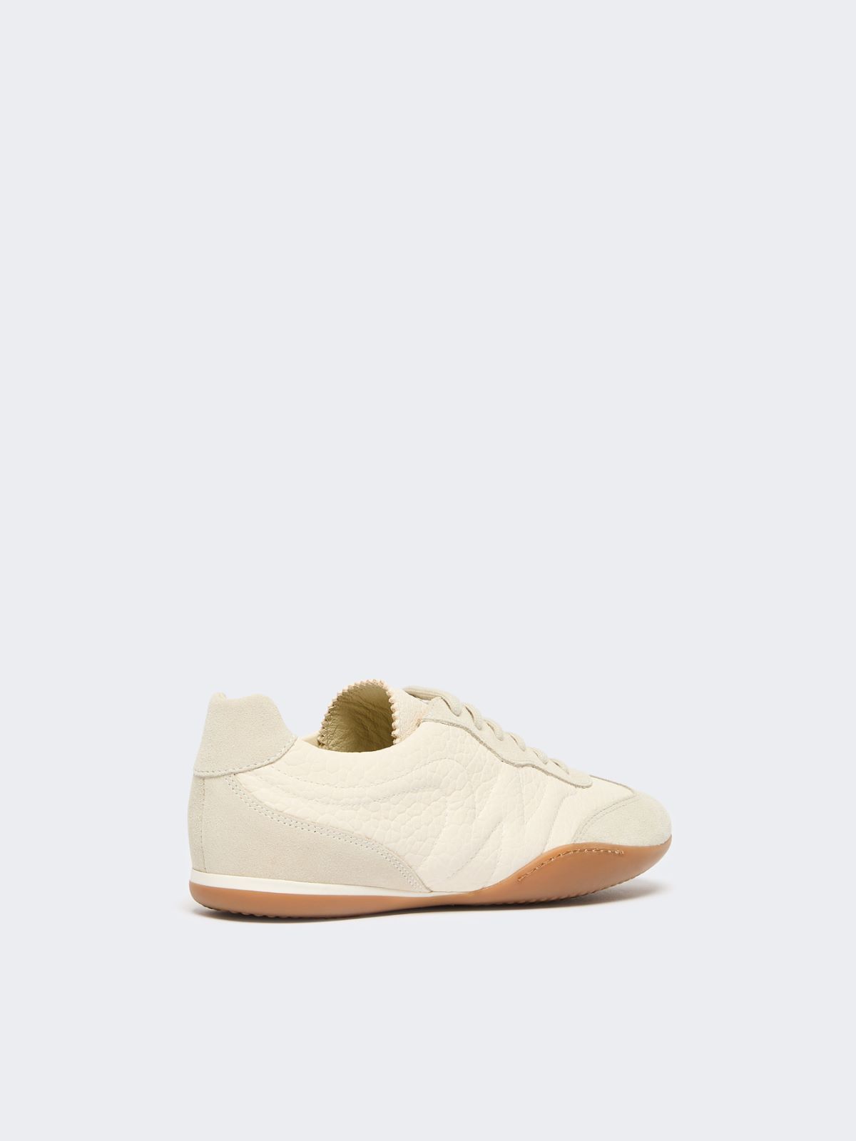 Sneaker flat in pelle granata - BIANCO AVORIO - Weekend - 3