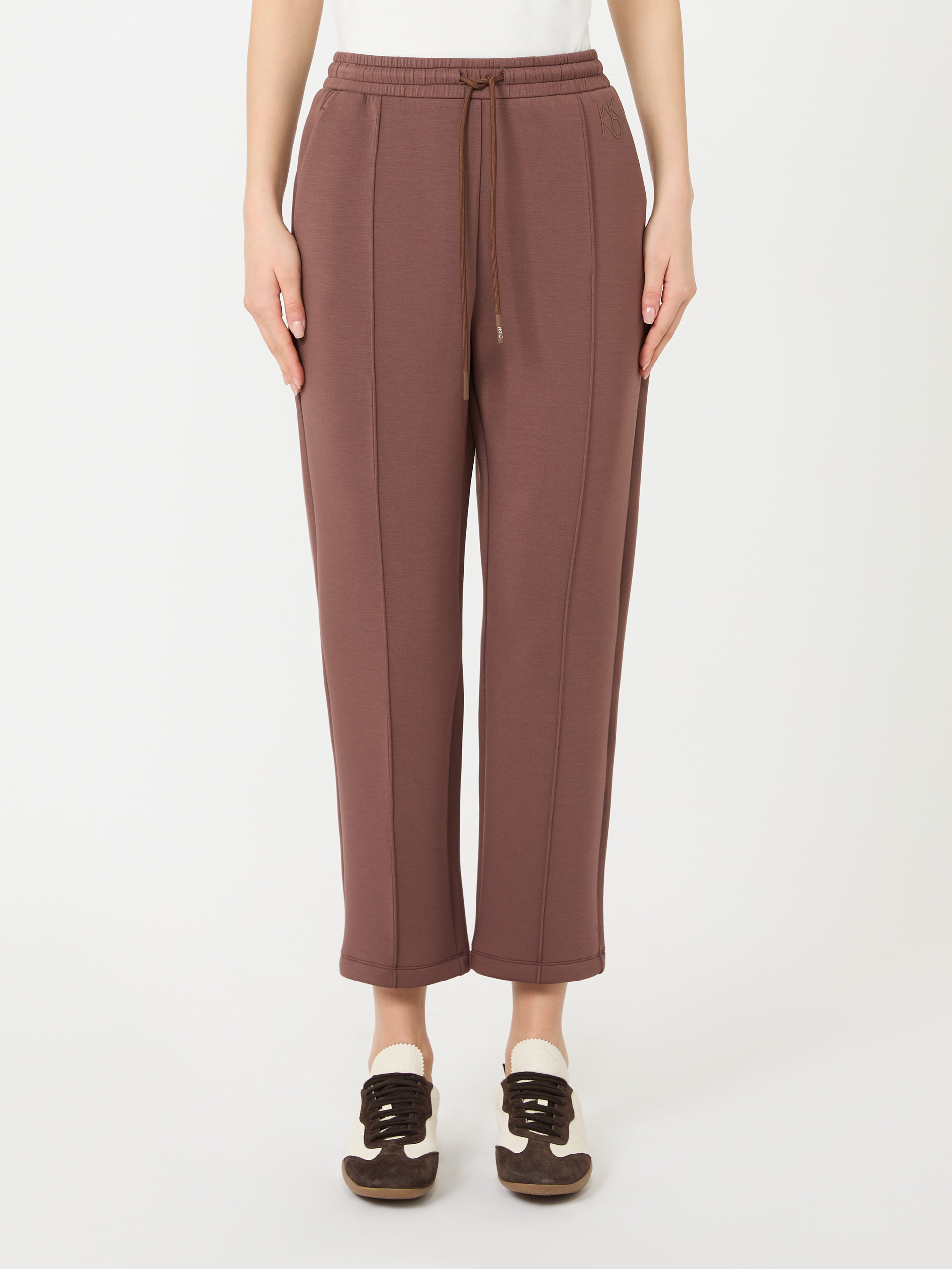 Scuba jersey trousers - BROWN - Weekend Max Mara - 2