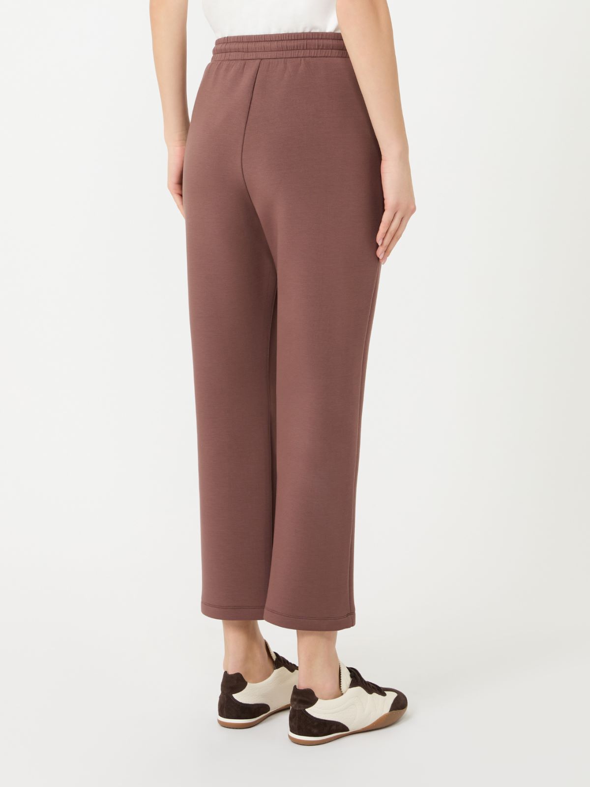 Scuba jersey trousers - BROWN - Weekend - 3