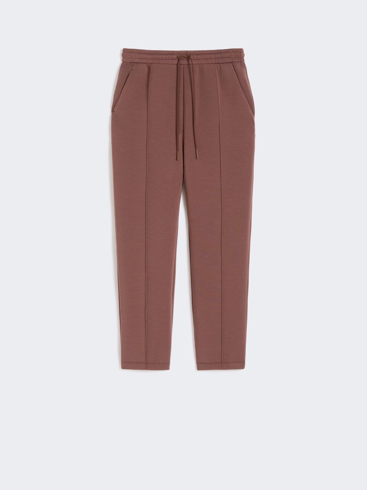 Scuba jersey trousers - BROWN - Weekend - 5