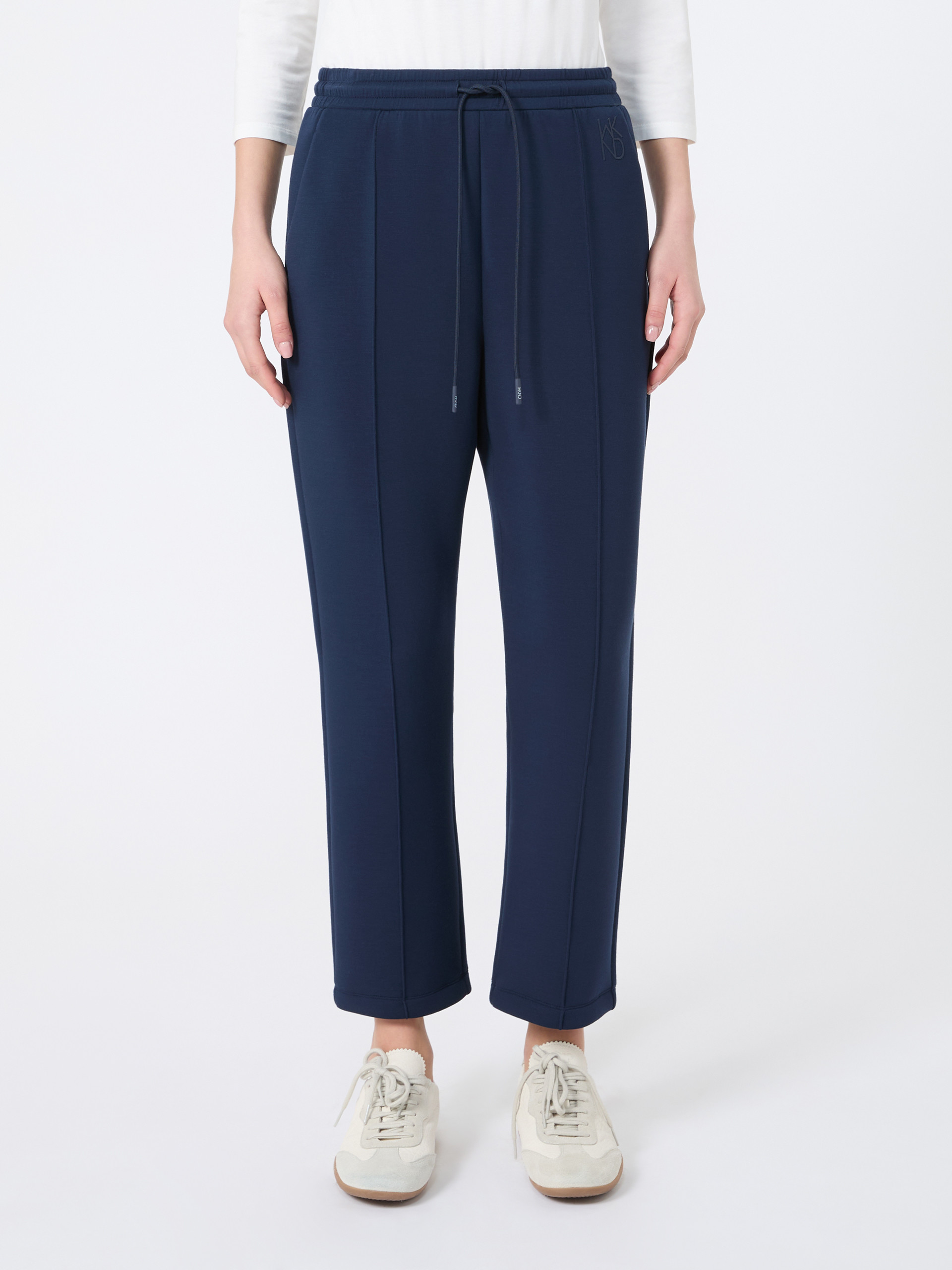 Scuba jersey trousers - NAVY - Weekend Max Mara - 2