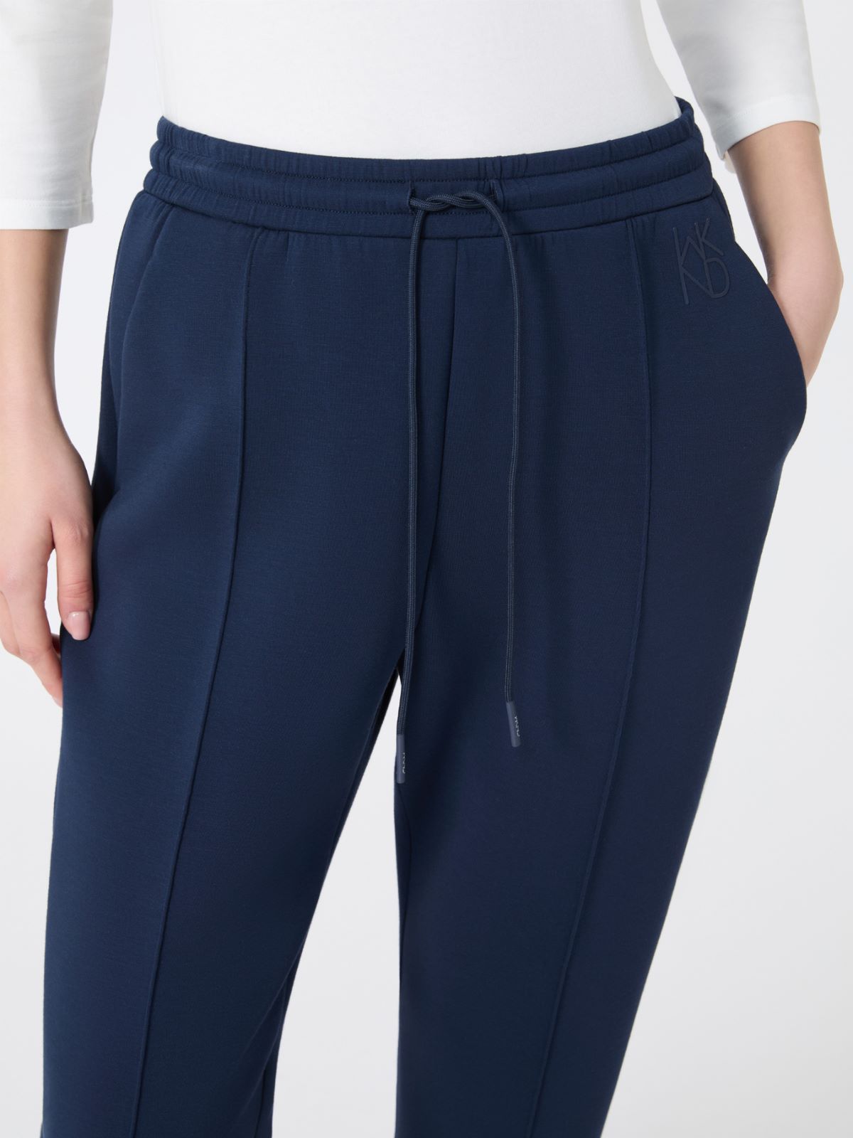Scuba jersey trousers - NAVY - Weekend - 4