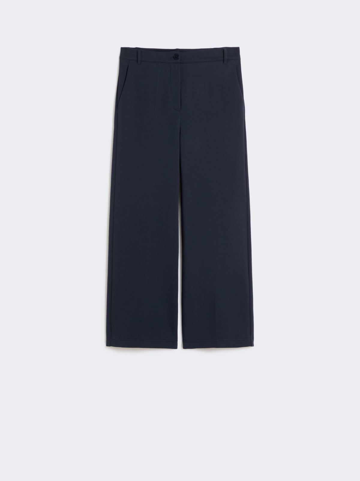 Double-faced jersey trousers - NAVY - Weekend - 4