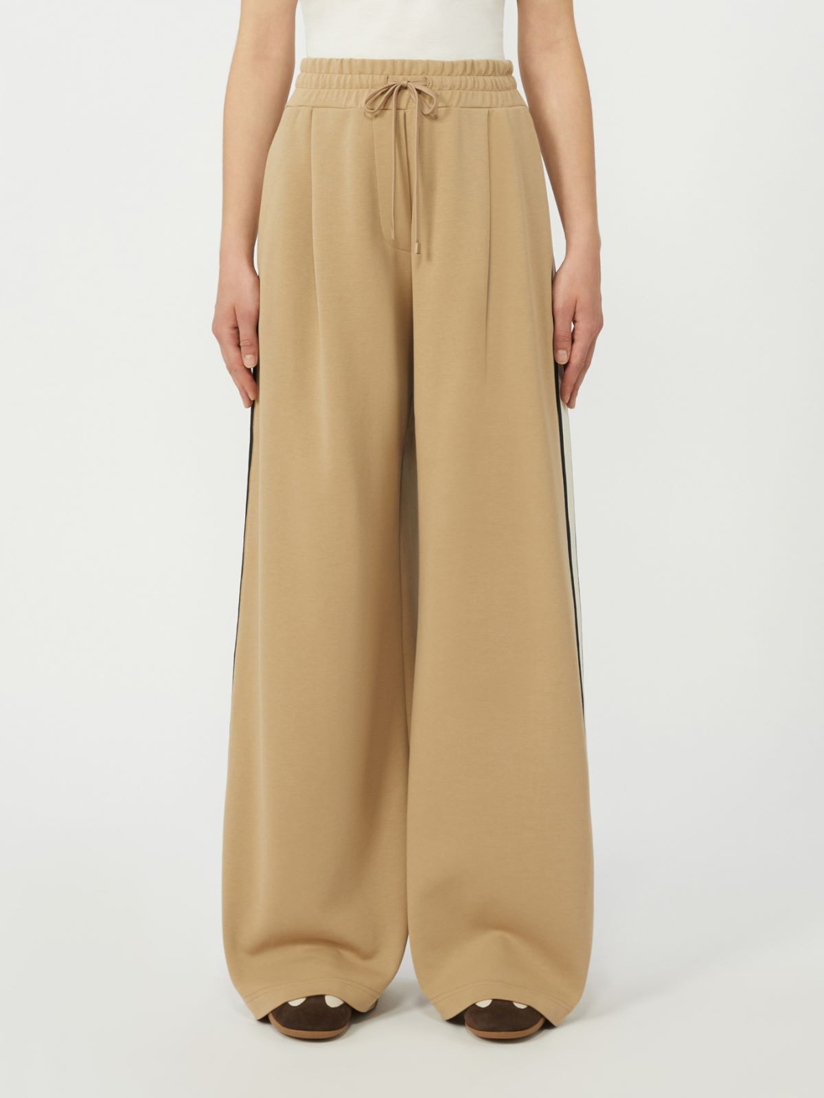 Cotton jersey trousers - HAZELNUT BROWN - Weekend - 2