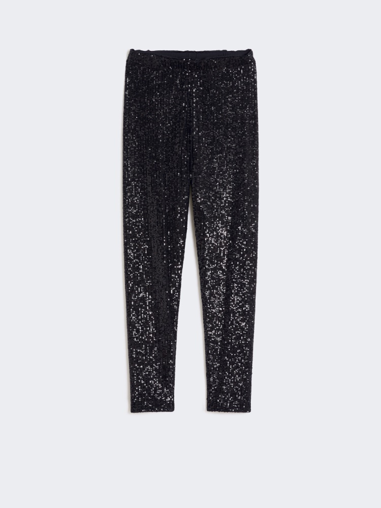 Sequinned leggings - BLACK - Weekend - 2