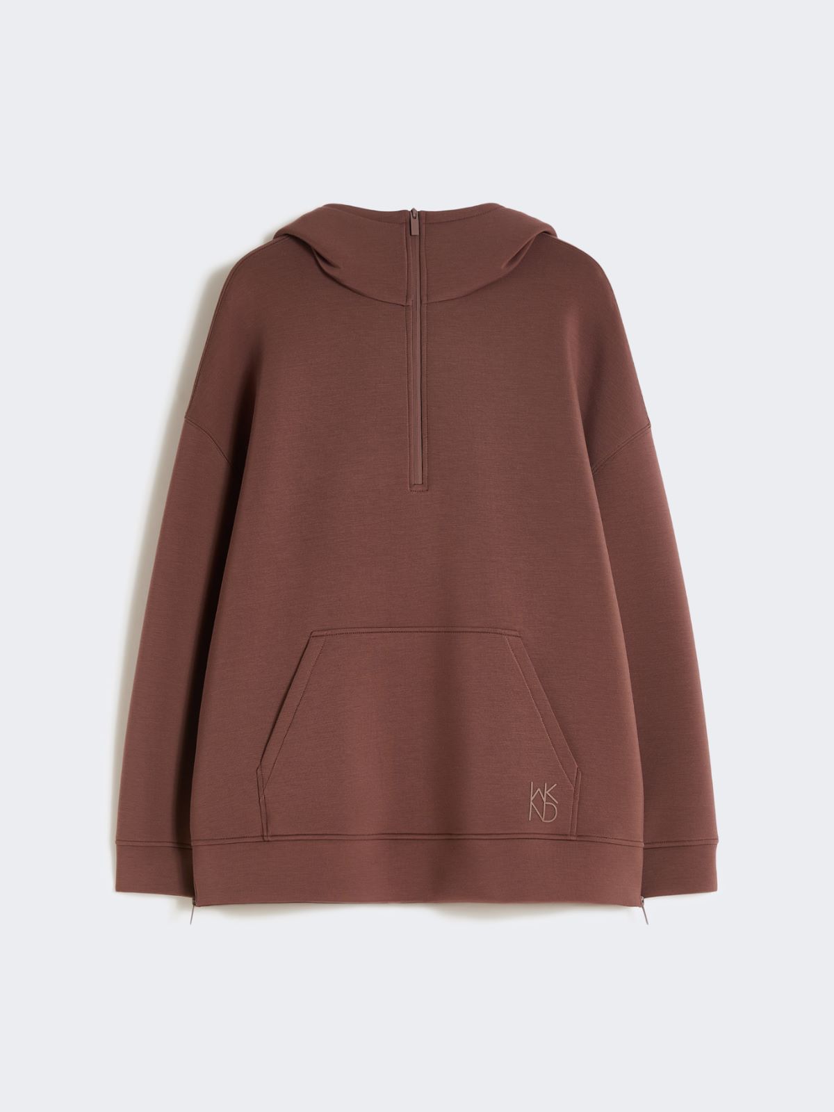 Long scuba jersey sweatshirt - BROWN - Weekend - 6
