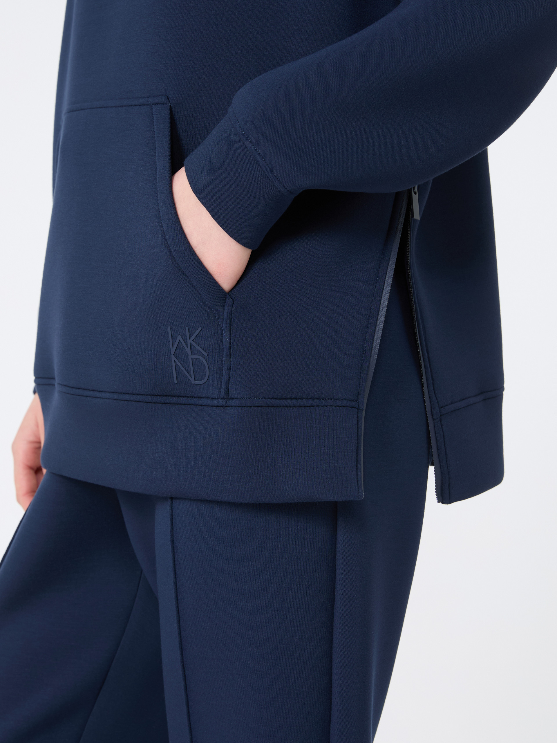 Long scuba jersey sweatshirt - NAVY - Weekend Max Mara - 5