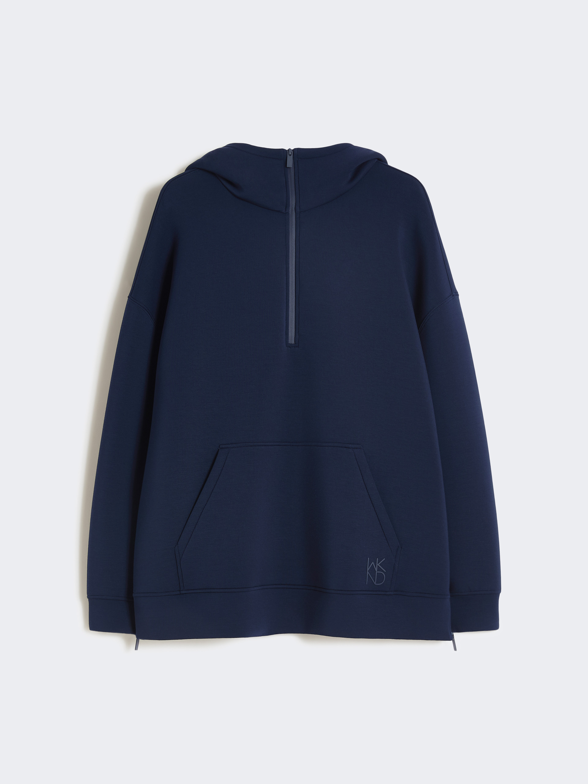 Long scuba jersey sweatshirt - NAVY - Weekend Max Mara - 6