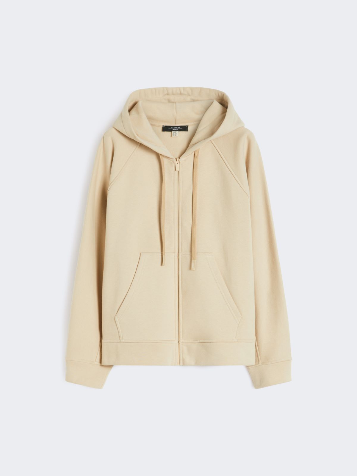 Cotton zip-up sweatshirt - SAND - Weekend - 6