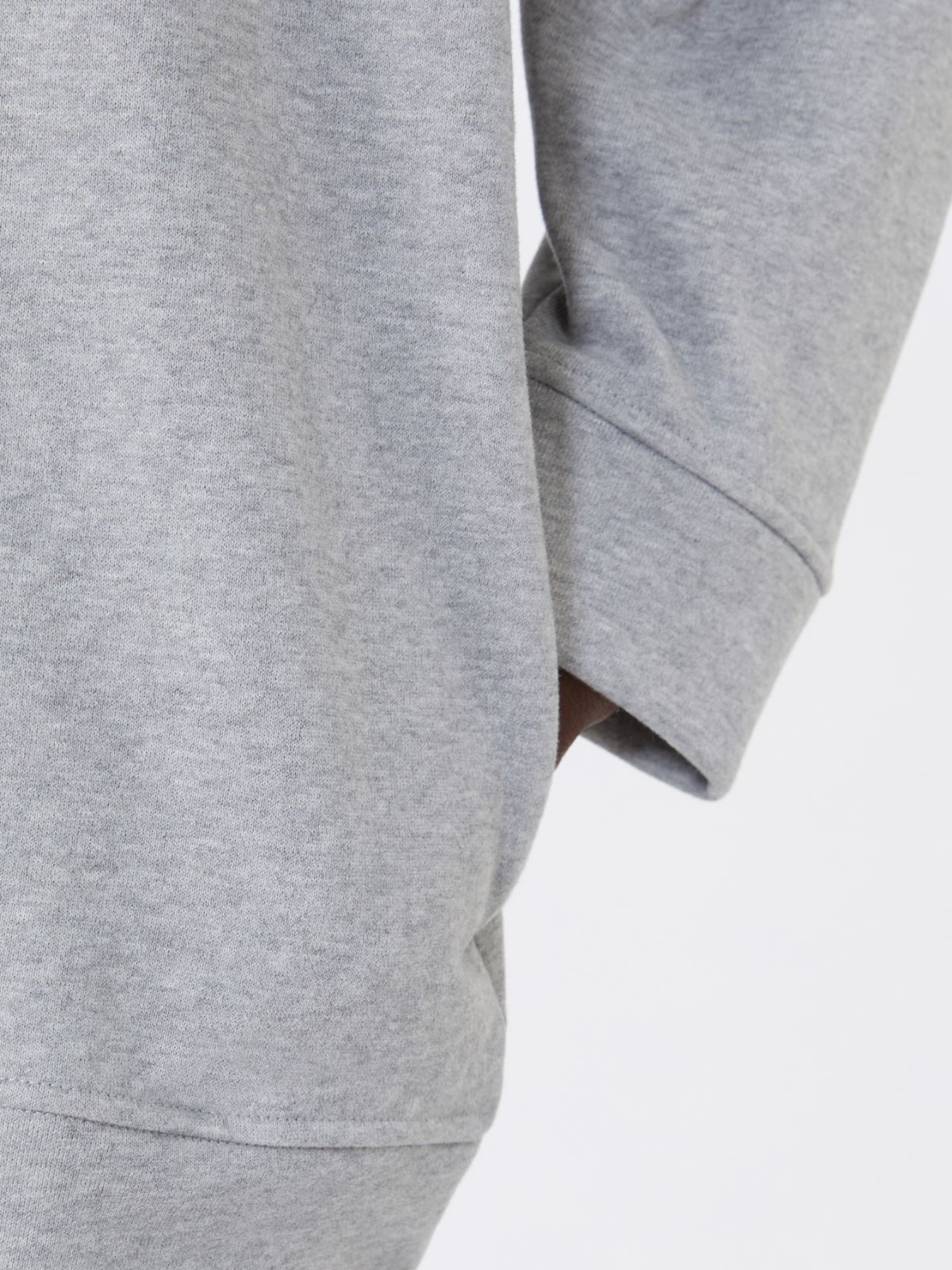 Cotton crew-neck sweatshirt - LIGHT GREY - Weekend - 5
