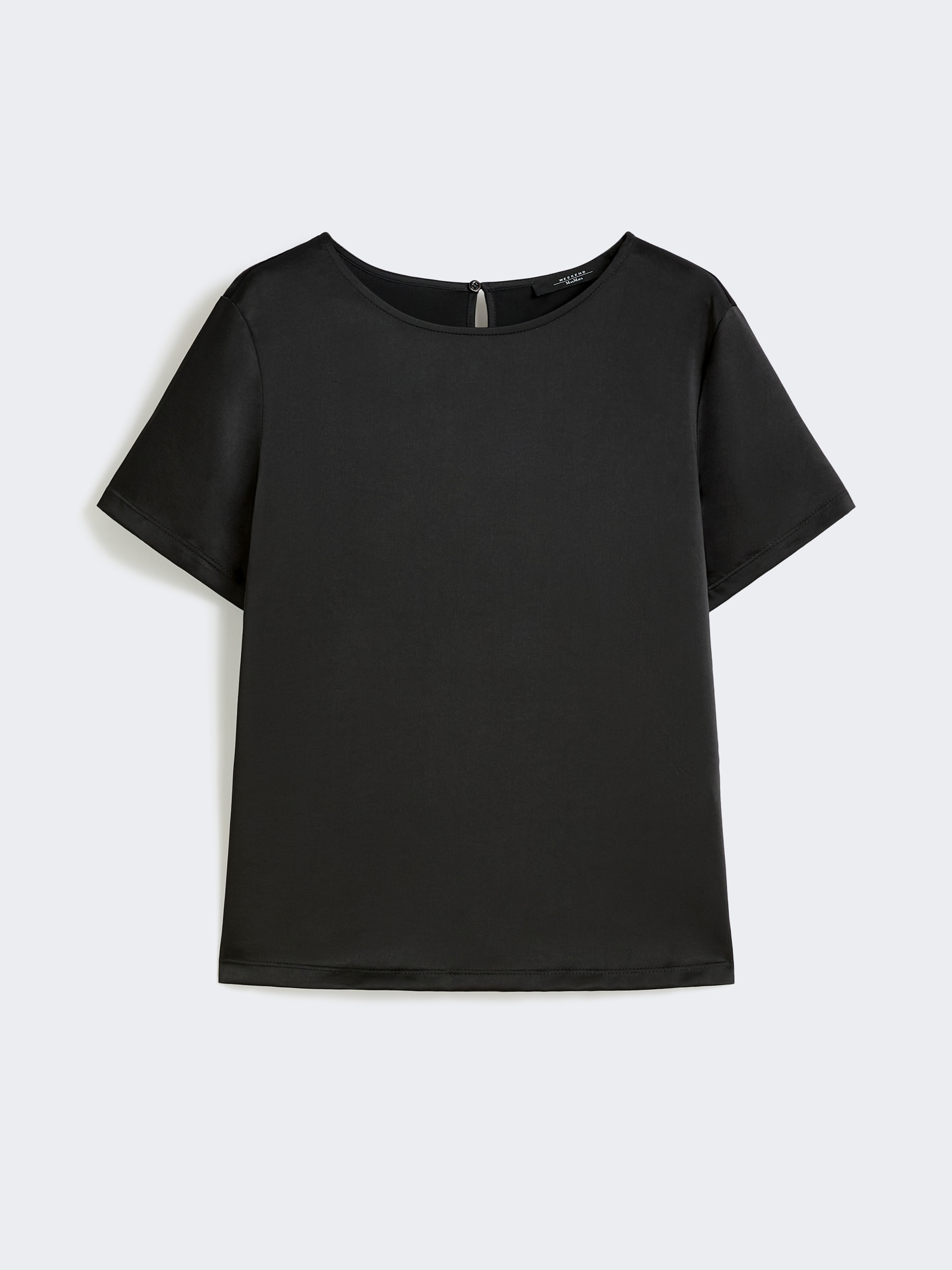 Satin and jersey T-shirt - Weekend Max Mara - 6