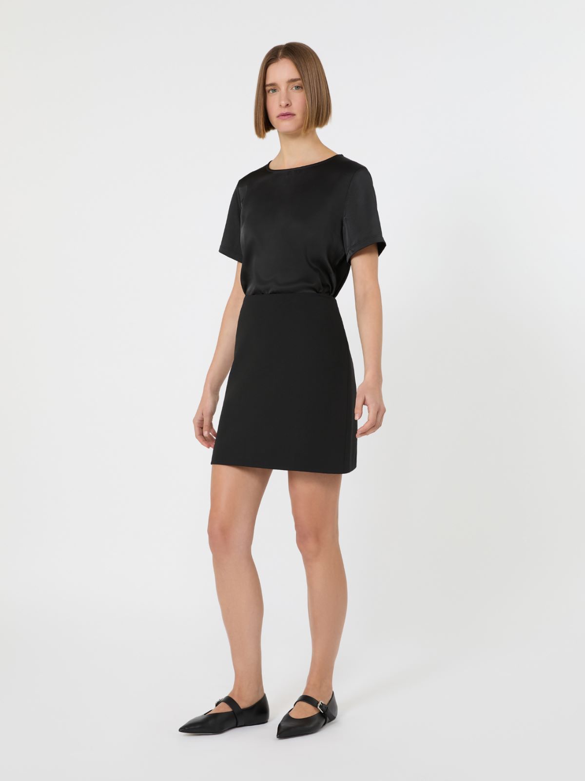 Satin and jersey T-shirt - Weekend Max Mara
