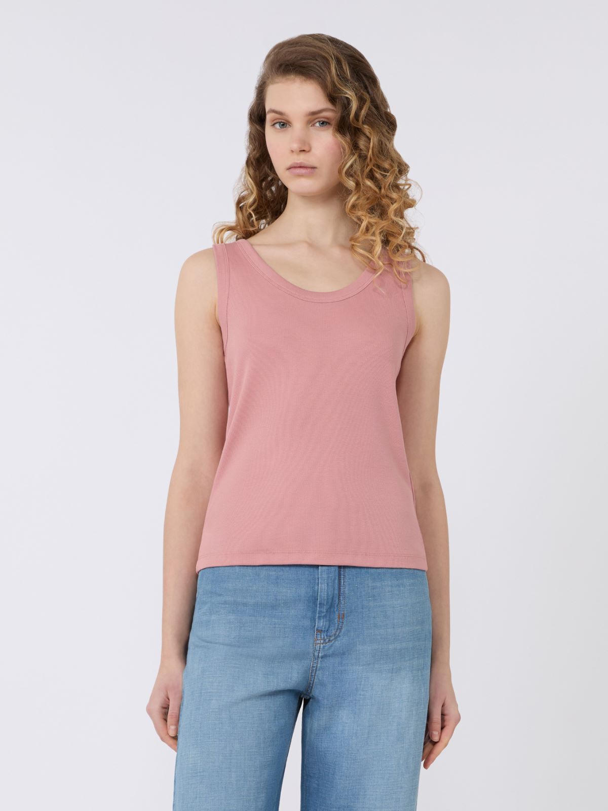 Stretch cotton top - ANTIQUE ROSE - Weekend - 2
