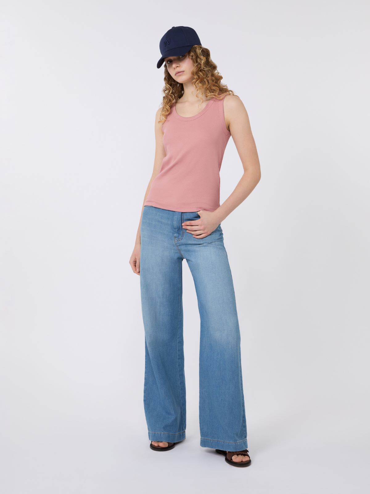 Stretch cotton top - ANTIQUE ROSE - Weekend