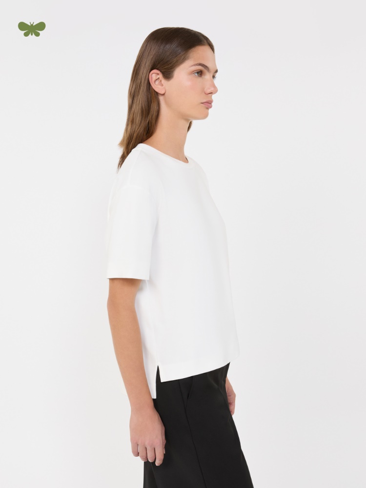 Jersey boxy T-shirt - WHITE - Weekend