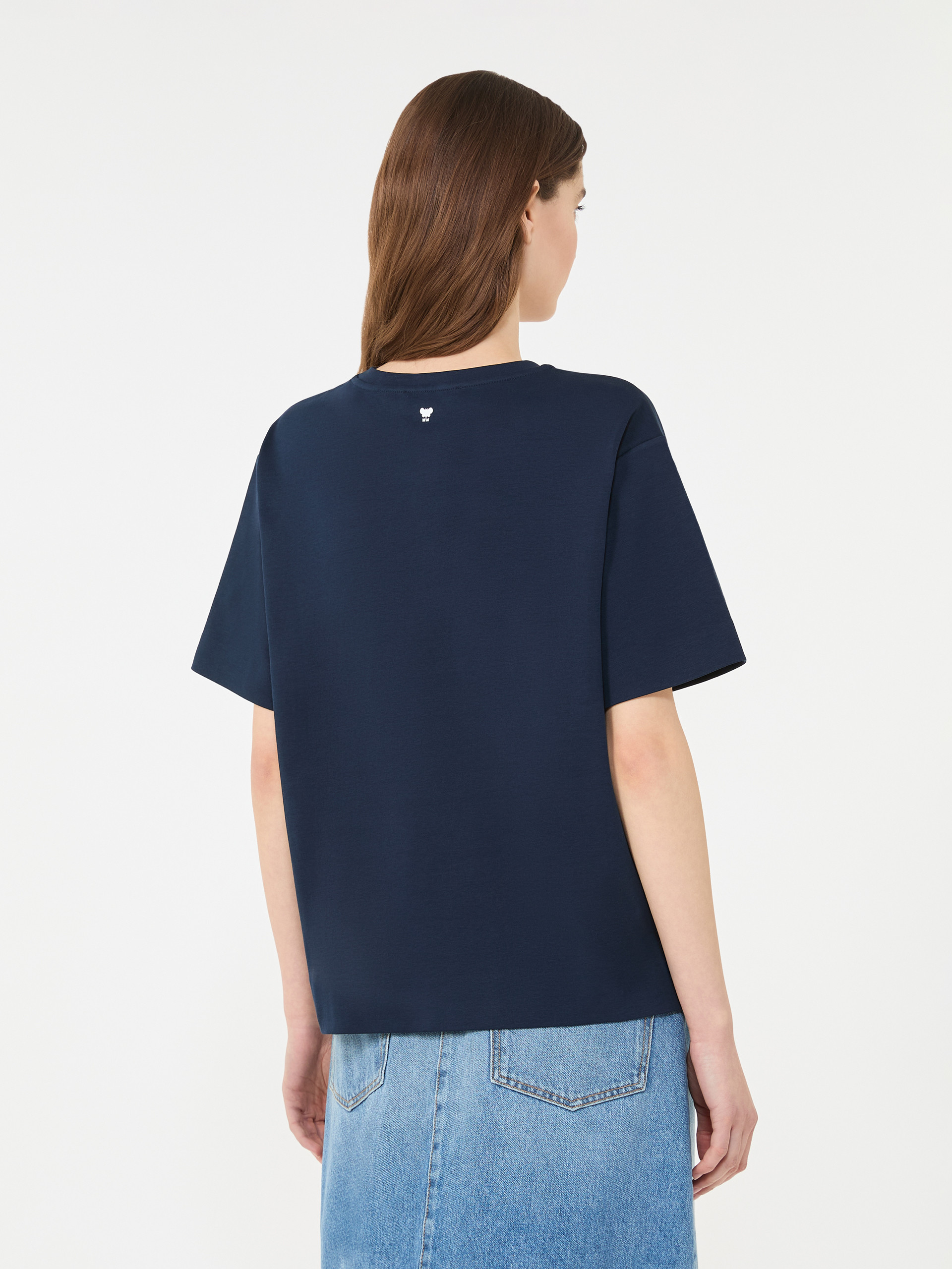 Cotton jersey T-shirt - NAVY - Weekend Max Mara - 3