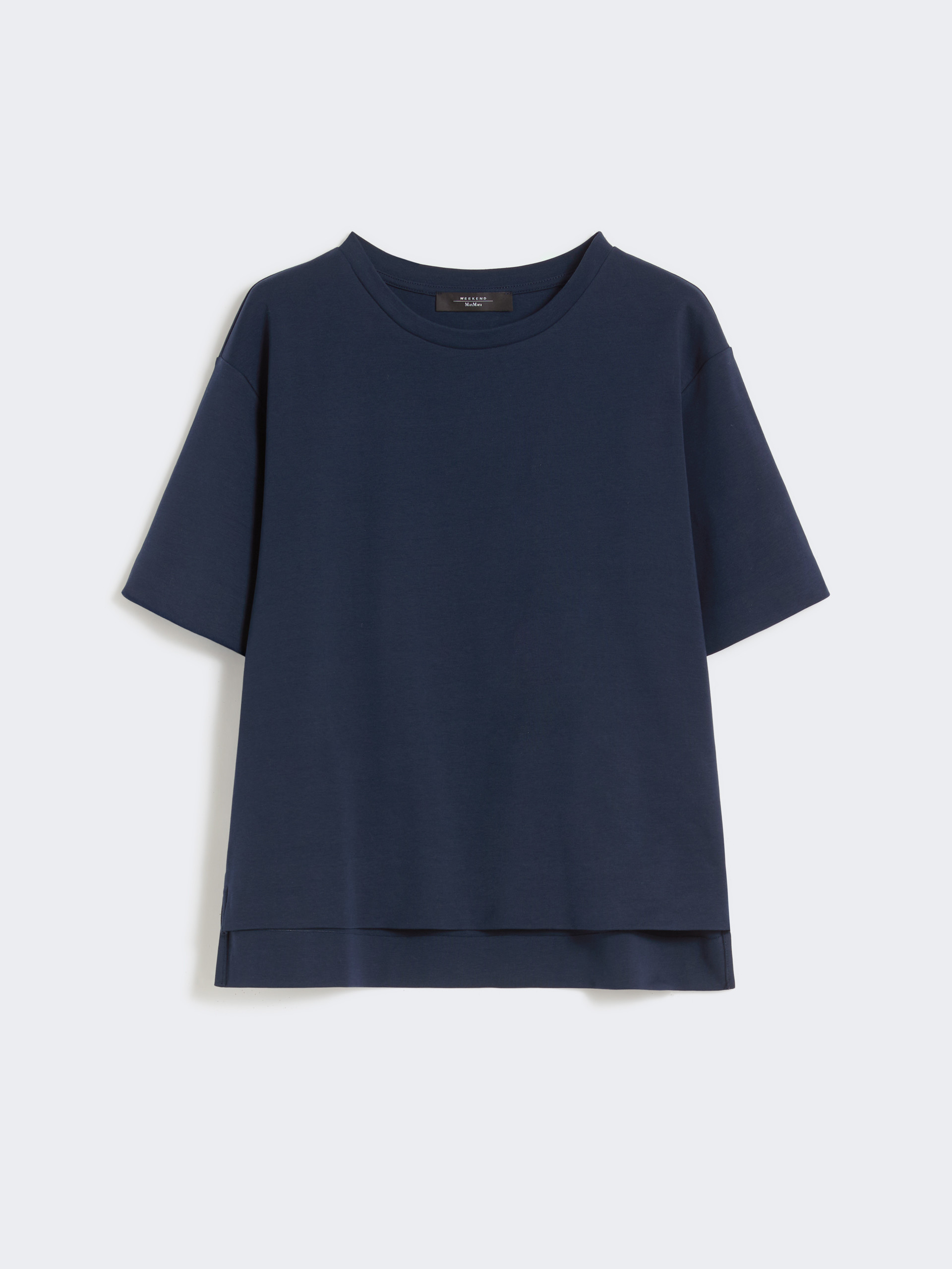 Cotton jersey T-shirt - NAVY - Weekend Max Mara - 7